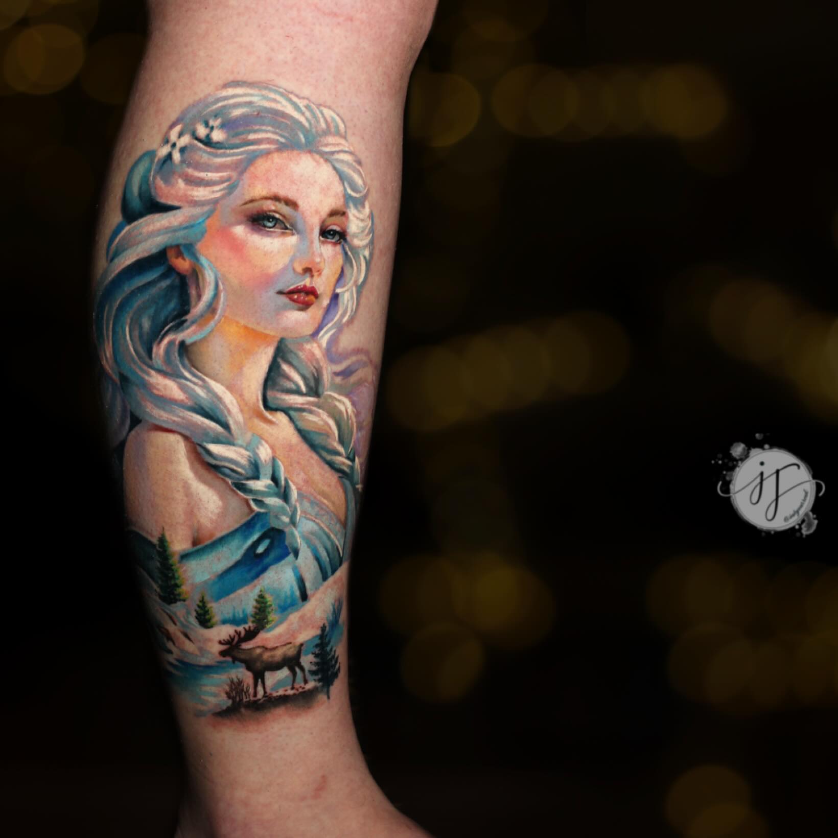 Tattoo by @inkyoursoul — realism, watercolor