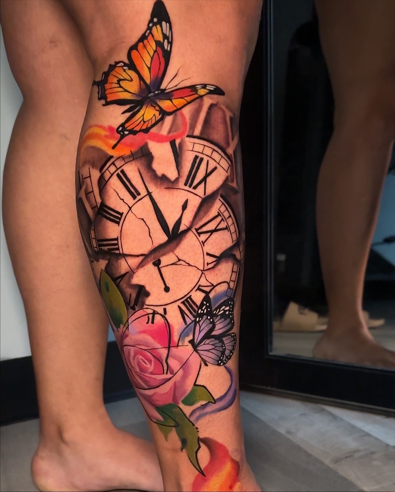 Tattoo by @artworldink.tattoos — realism, dotwork