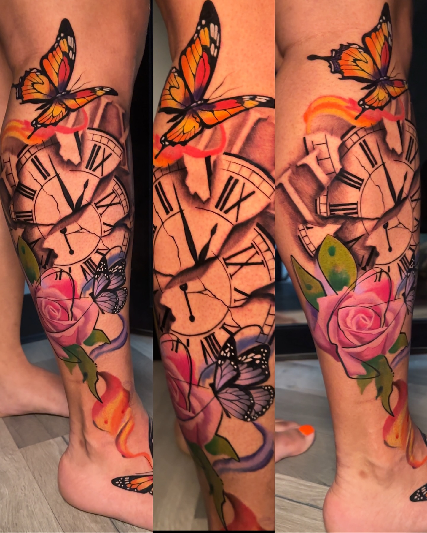 Tattoo by @artworldink.tattoos — realism, dotwork