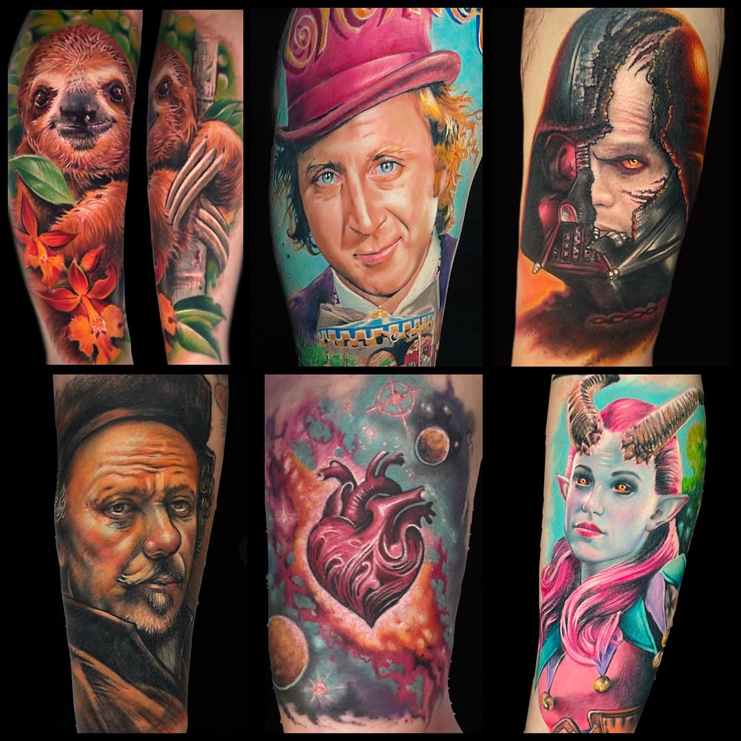Tattoo by @bustattoo — realism, color