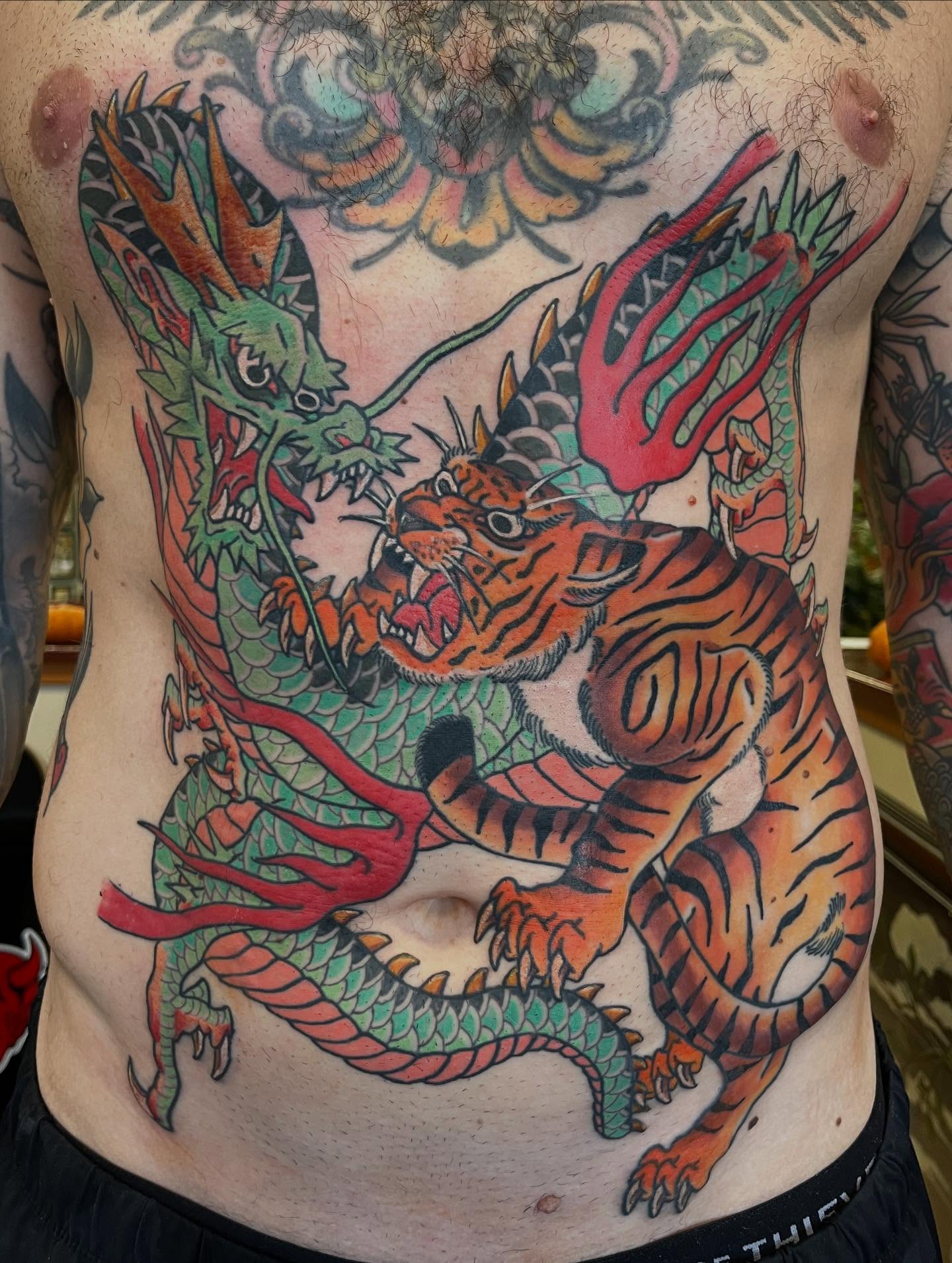 Tattoo by @blakebrand — american_traditional, japanese_irezumi
