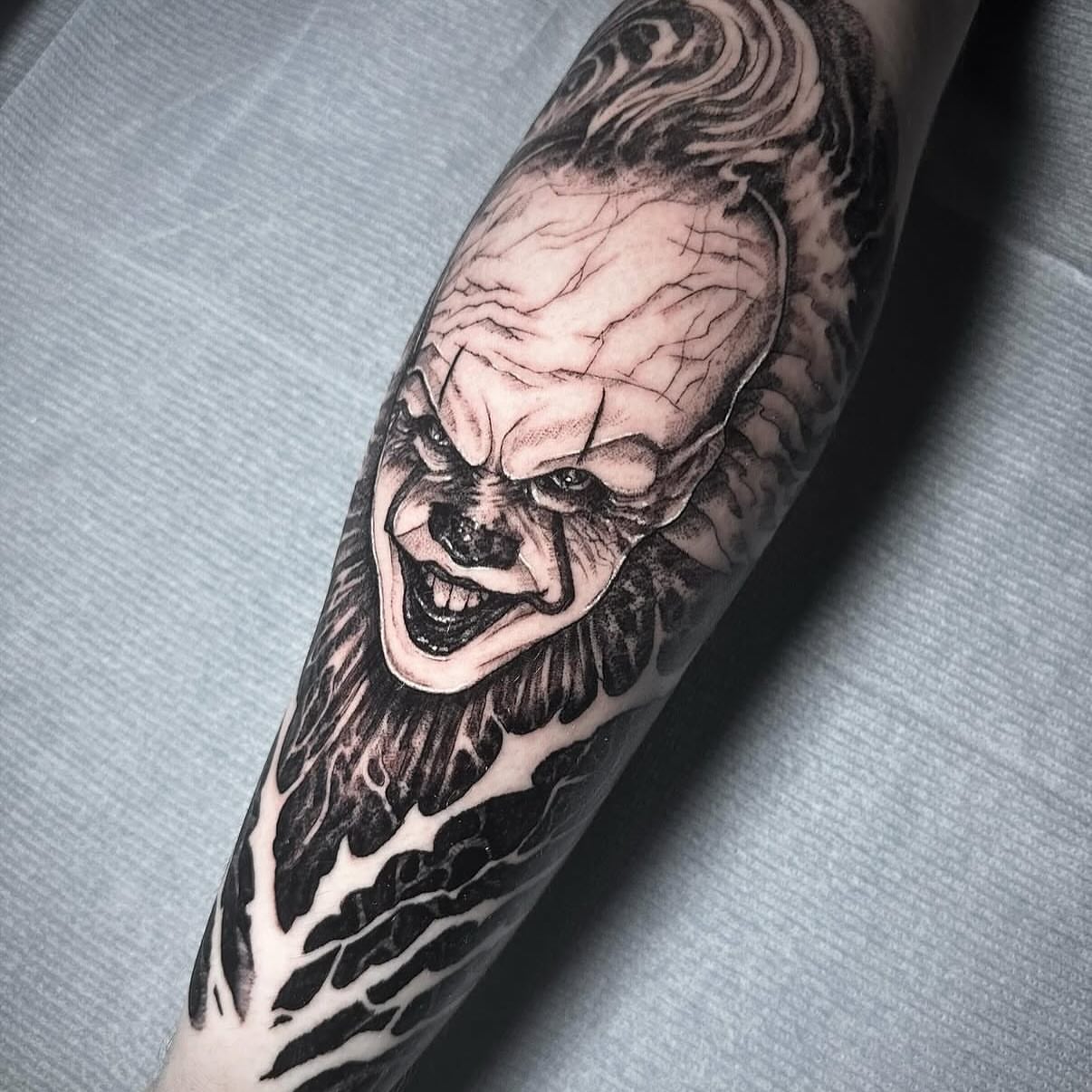 Tattoo by @pablomoreiratattoo — black_and_grey, realism