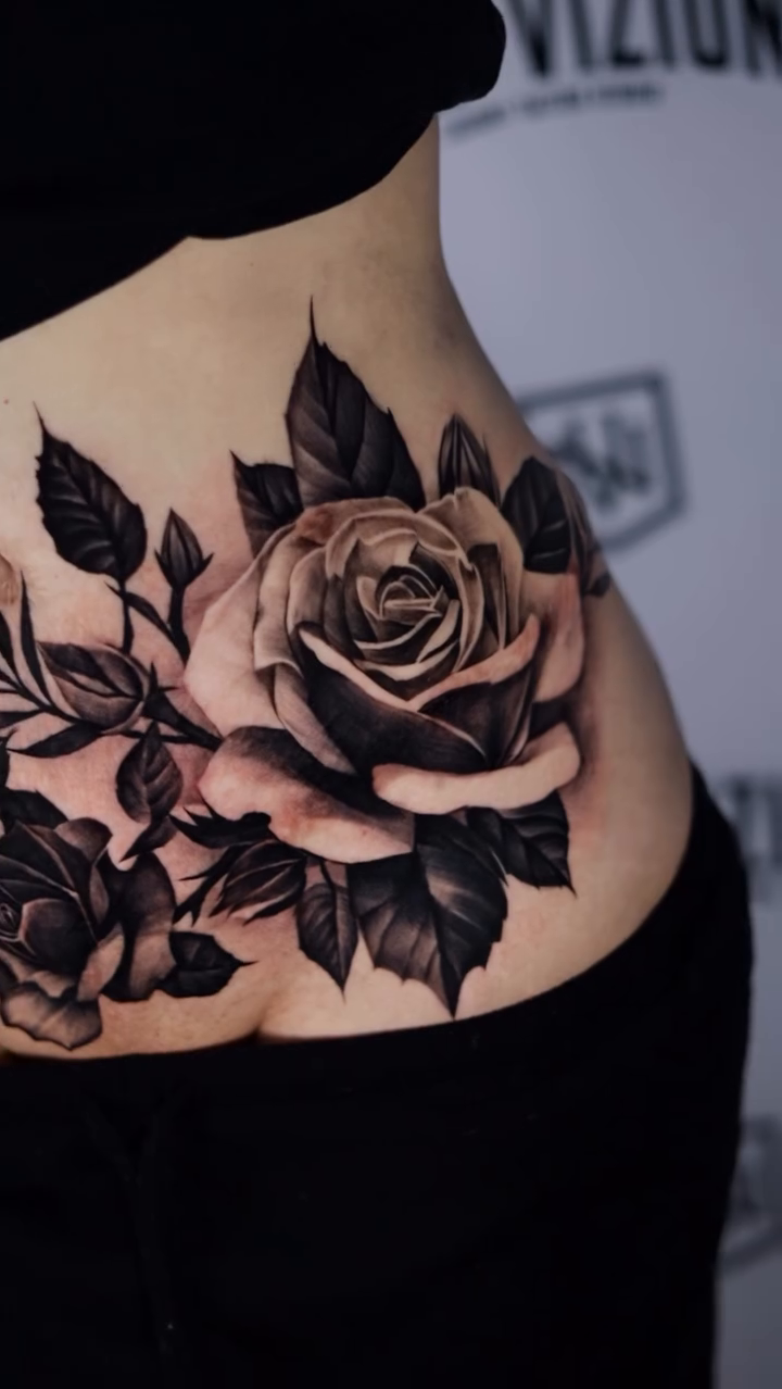 Tattoo by @lys__ink — black_and_grey, realism