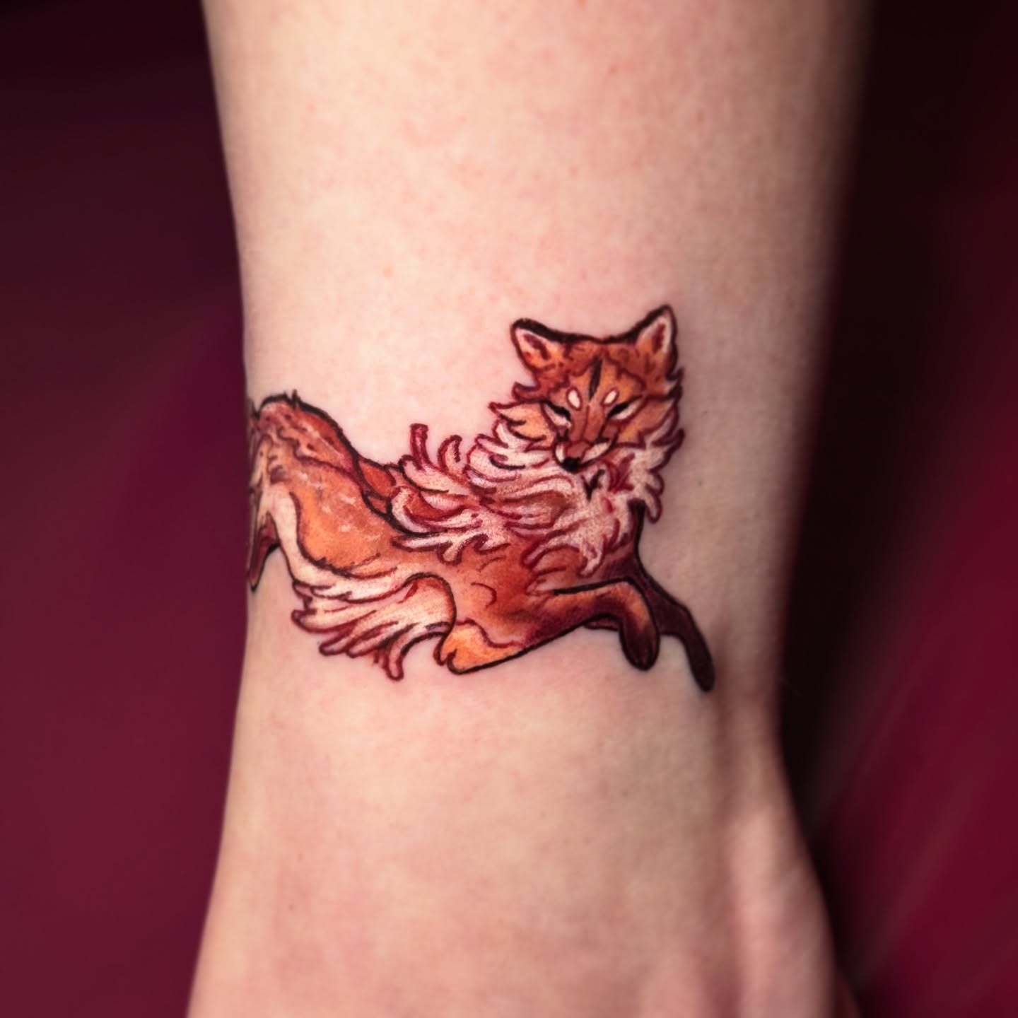 Tattoo by @shushe_tattoo โ watercolor