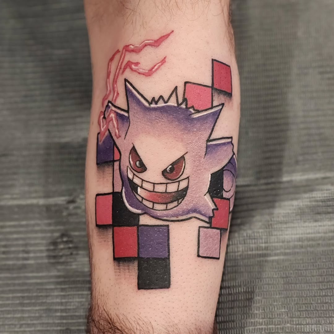 Tattoo by @queenofchaostattoos — new_school, anime