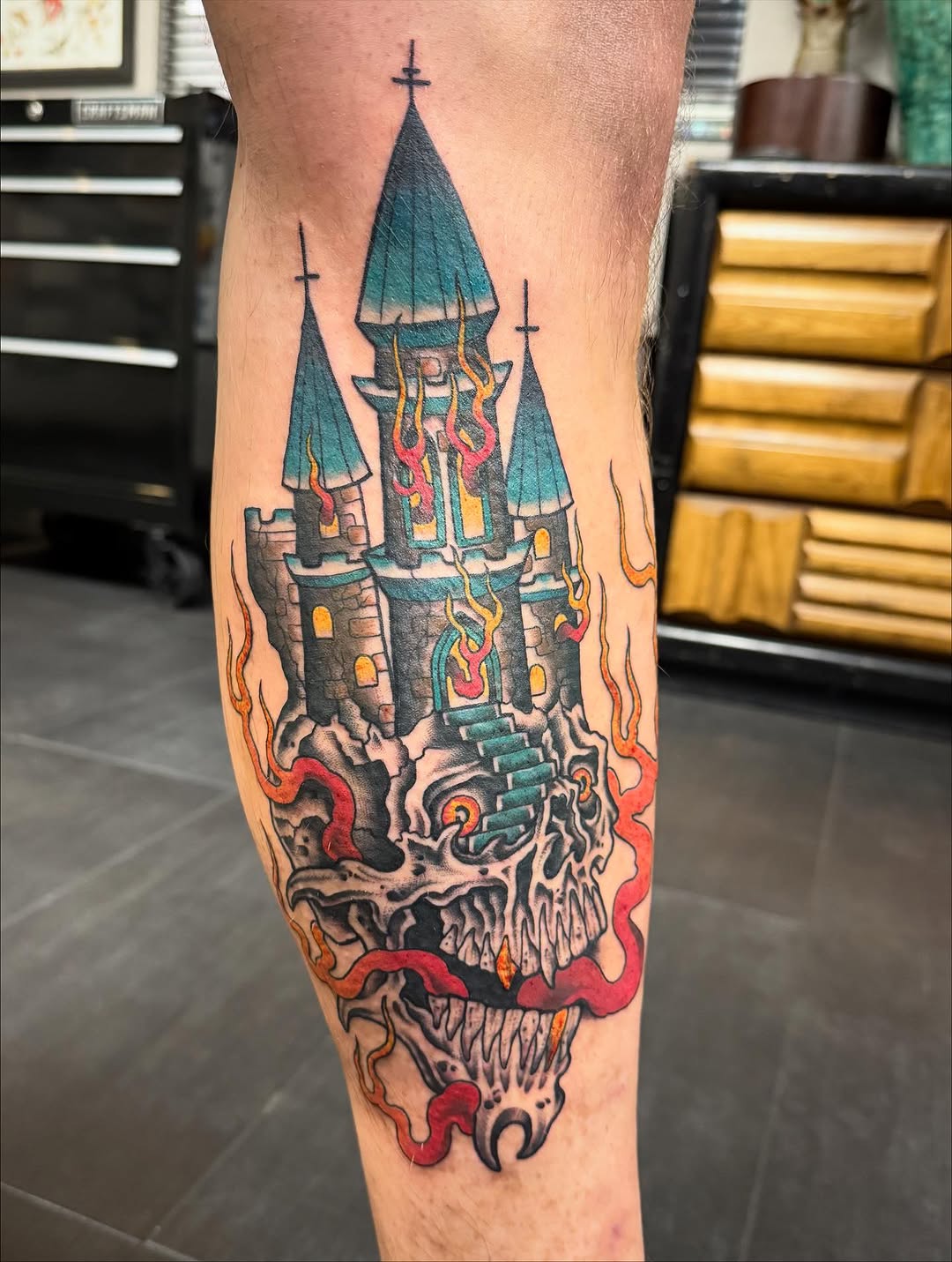 Tattoo by @tippetstattoos — neo_traditional, dark_realism