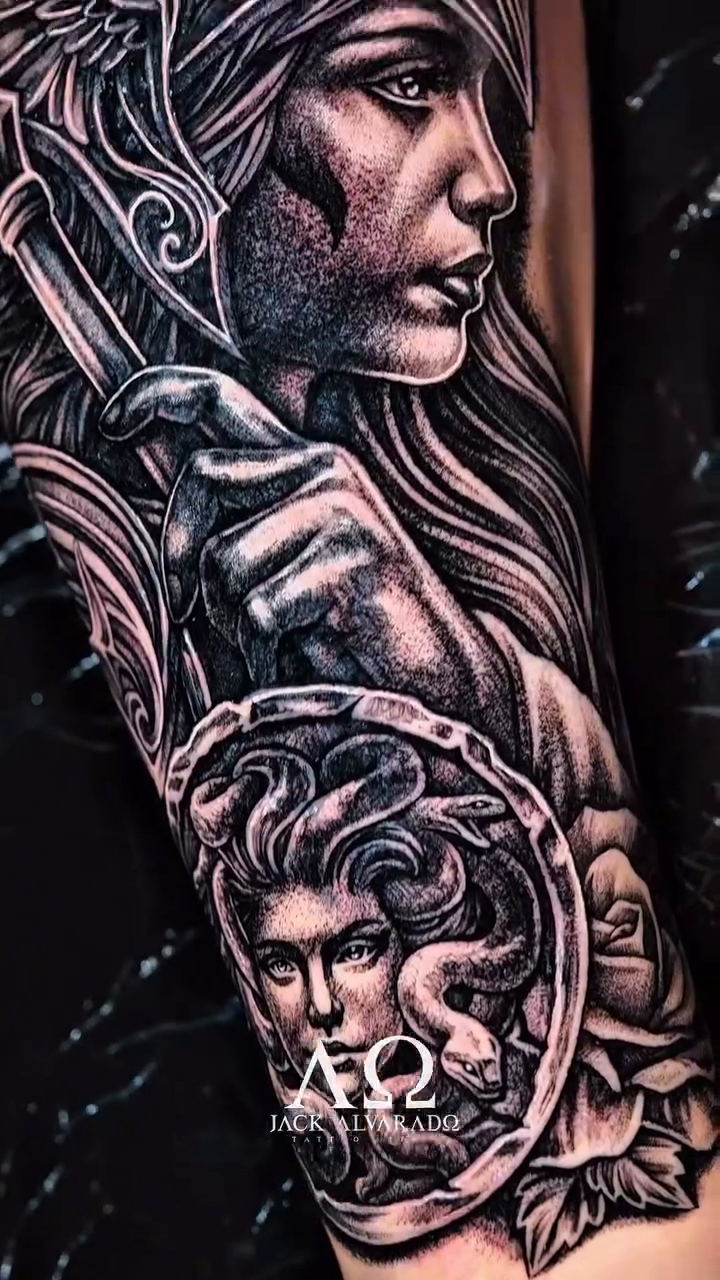 Tattoo by @jackitsforever — realism, black_and_grey