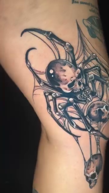Tattoo by @blainoinsanotattoo — dark_realism, black_and_grey