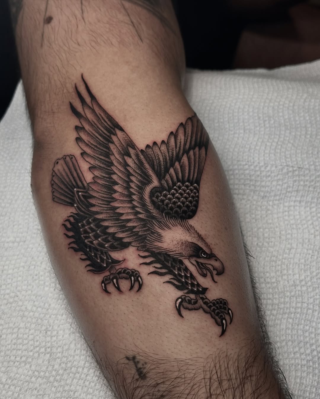 Tattoo by @matthewthomastattoo — black_and_grey, realism