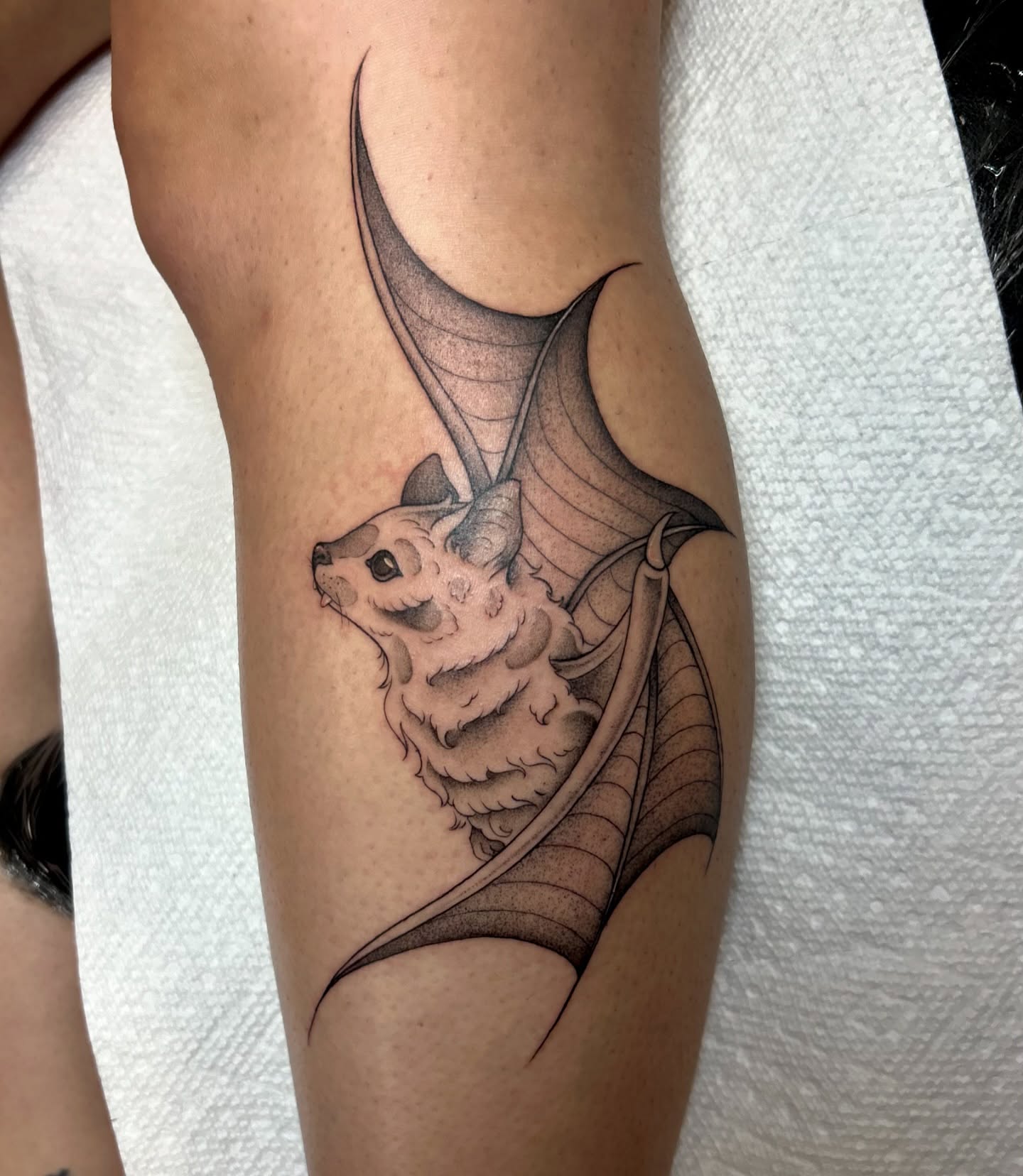 Tattoo by @tattoosbyalyssa — black_and_grey