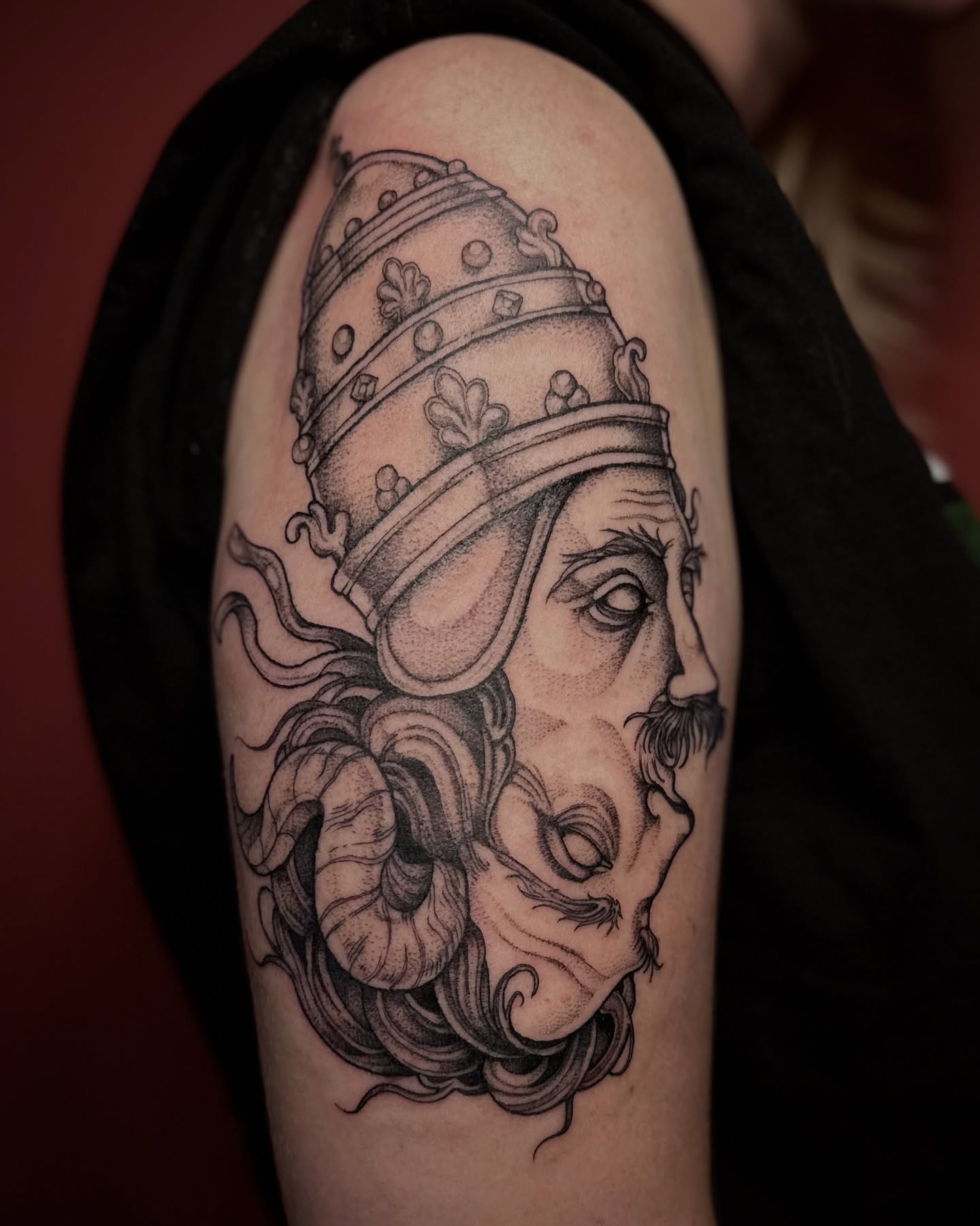 Medusa realism tattoo on the shoulder by โฃ ๐ฝ๐๐๐๐๐ ๐ฟ๐๐๐๐๐๐๐๐๐๐๐ โฃ