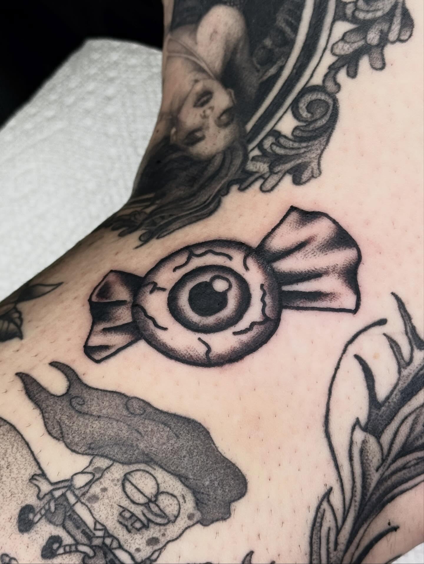 Tattoo by @megnefcytattoo — black_and_grey