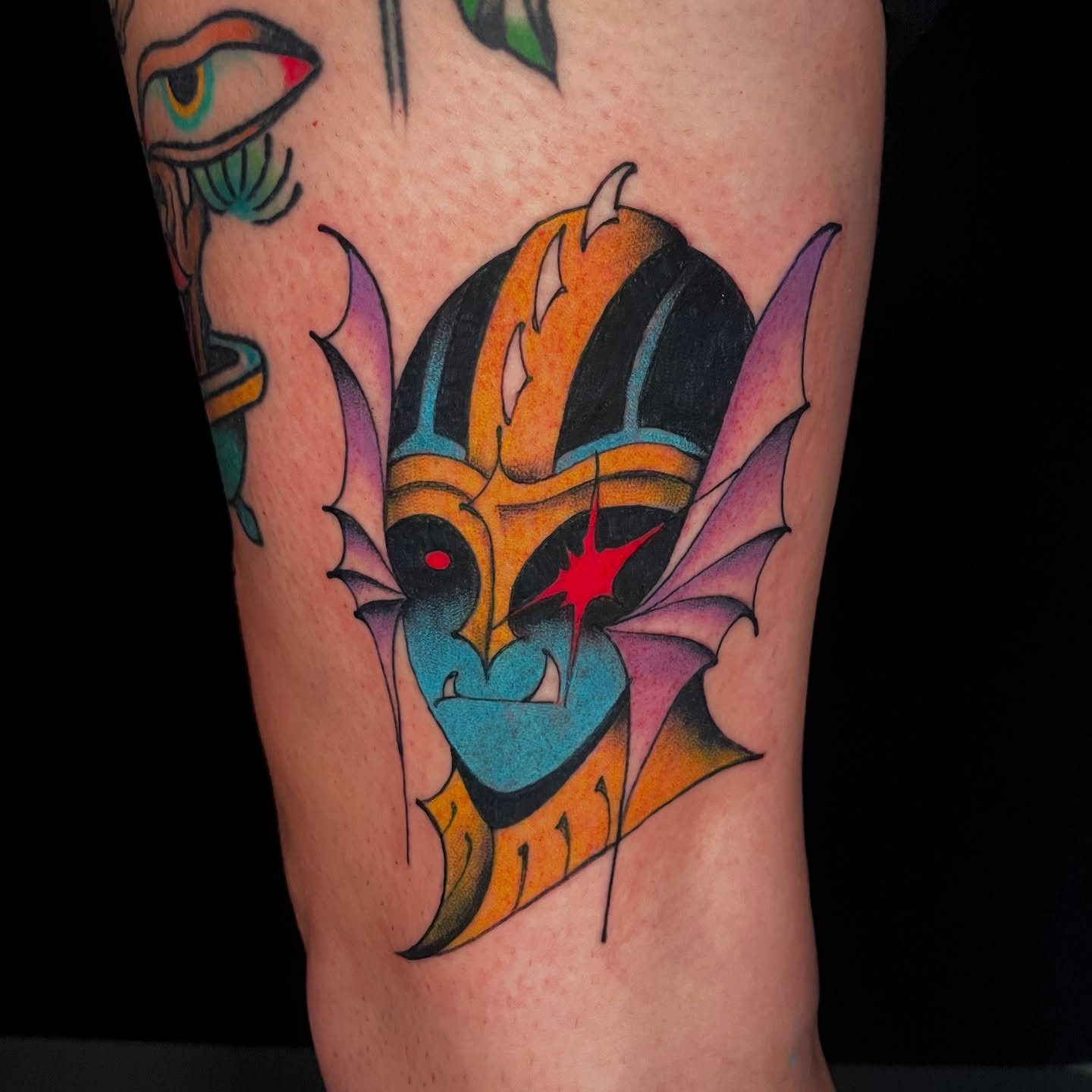 Tattoo by @zurdouno — american_traditional, geometric