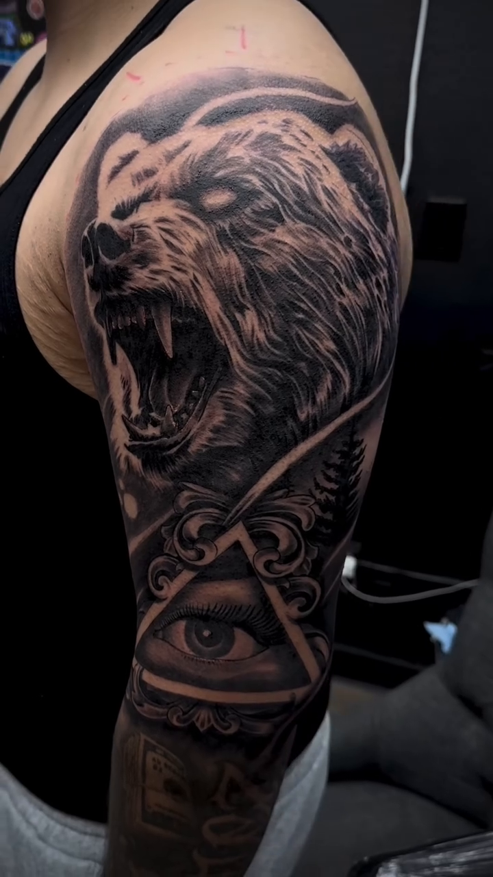 Tattoo by @tattoosbyxavier — realism, black_and_grey