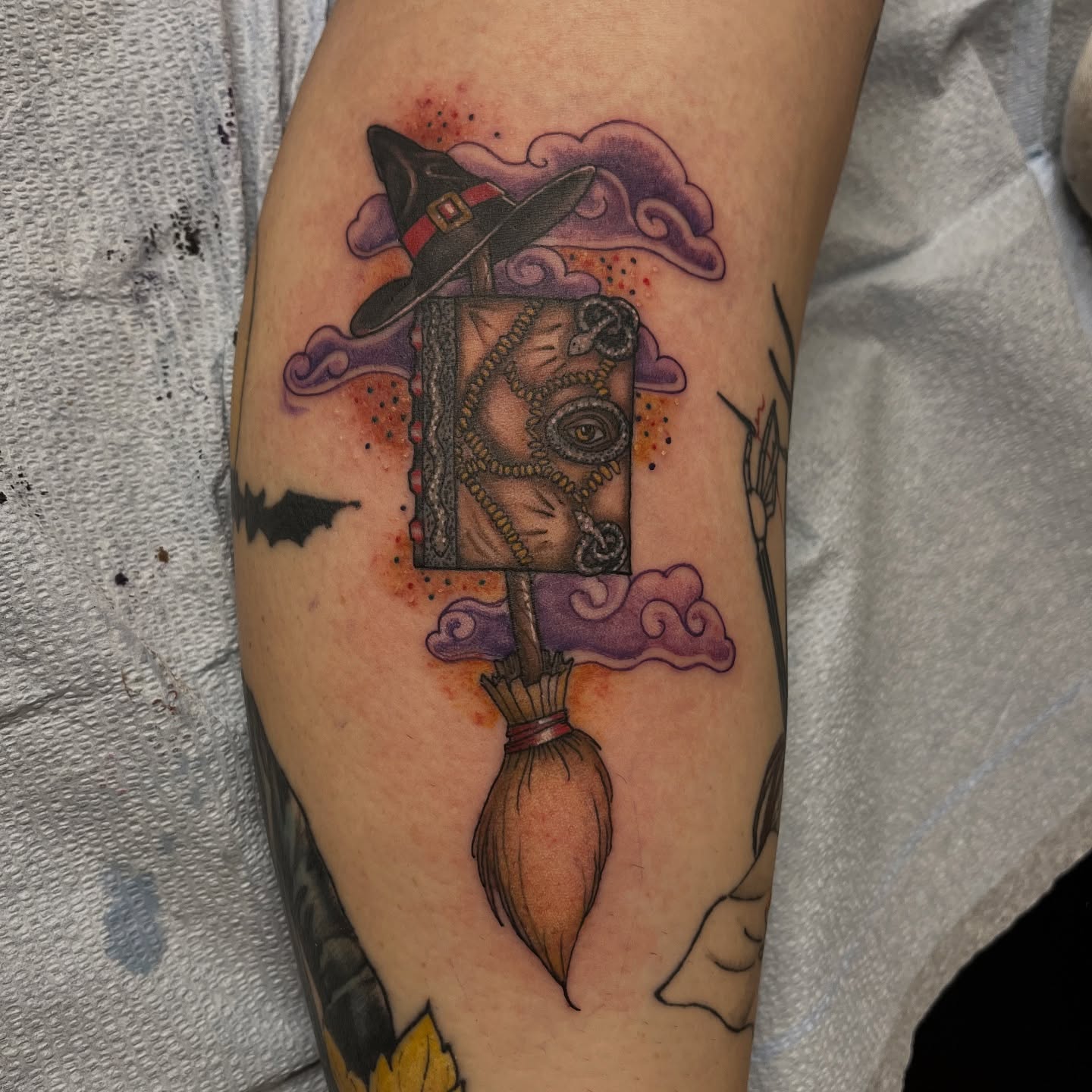 Tattoo by @leah.g.tattoos — american_traditional, dotwork