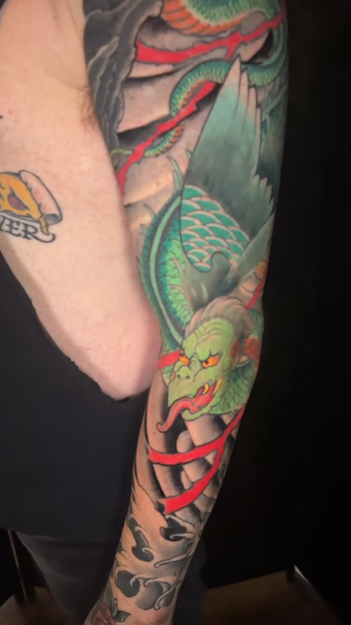Tattoo by @aaron_bell — japanese_irezumi