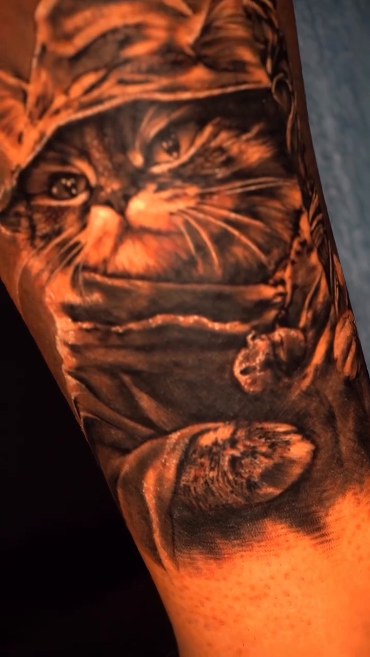 Tattoo by @rorystats — realism, black_and_grey