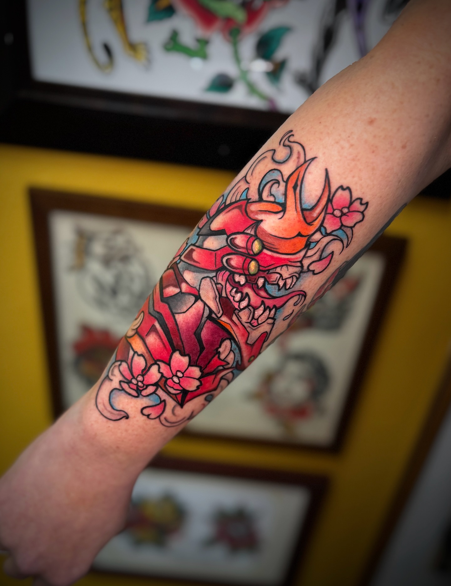 Tattoo by @silverie_inks β american_traditional, geometric