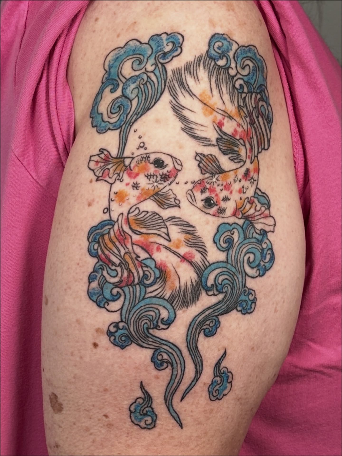 Tattoo by @vixx_stixx_tattoo — watercolor