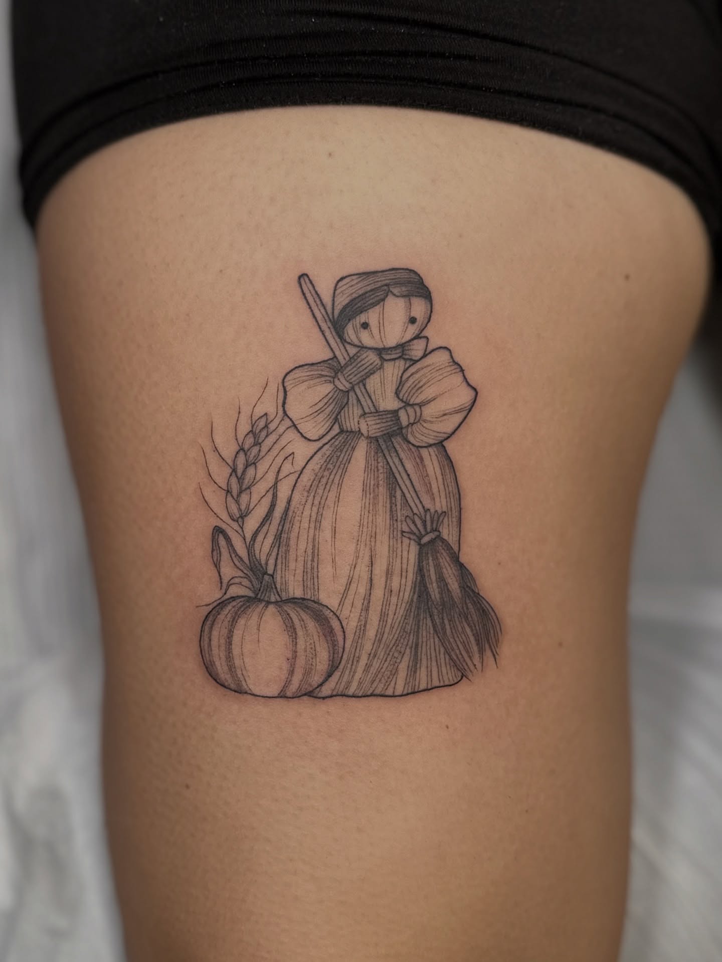 Tattoo by @kindredspirits_tattoo โ black_and_grey