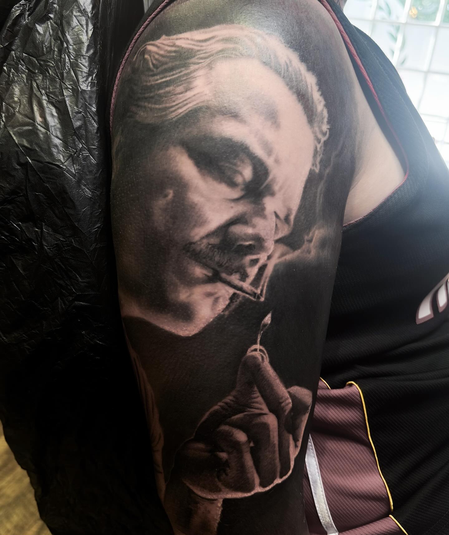 Tattoo by @rikkileetattoo — realism, dark_realism