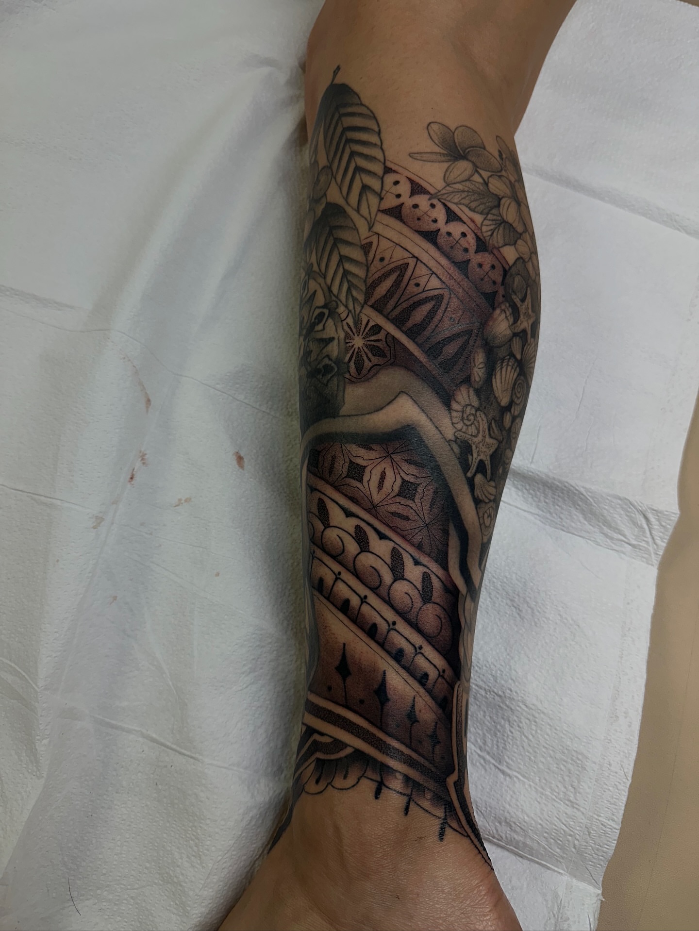 Tribal pattern tribal tattoo on the forearm by Juan Vega (tony)