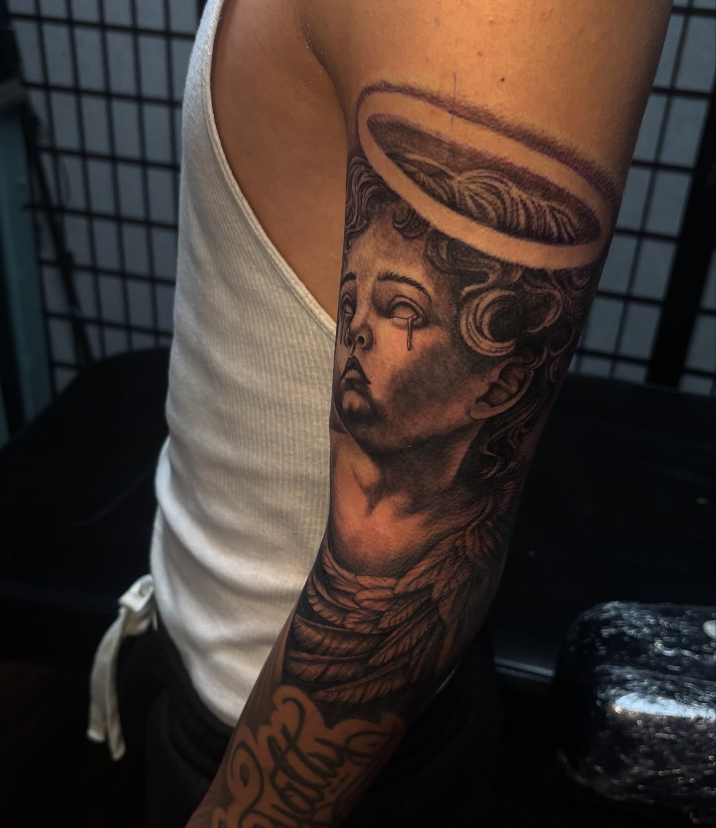 Tattoo by @trktattoos — black_and_grey