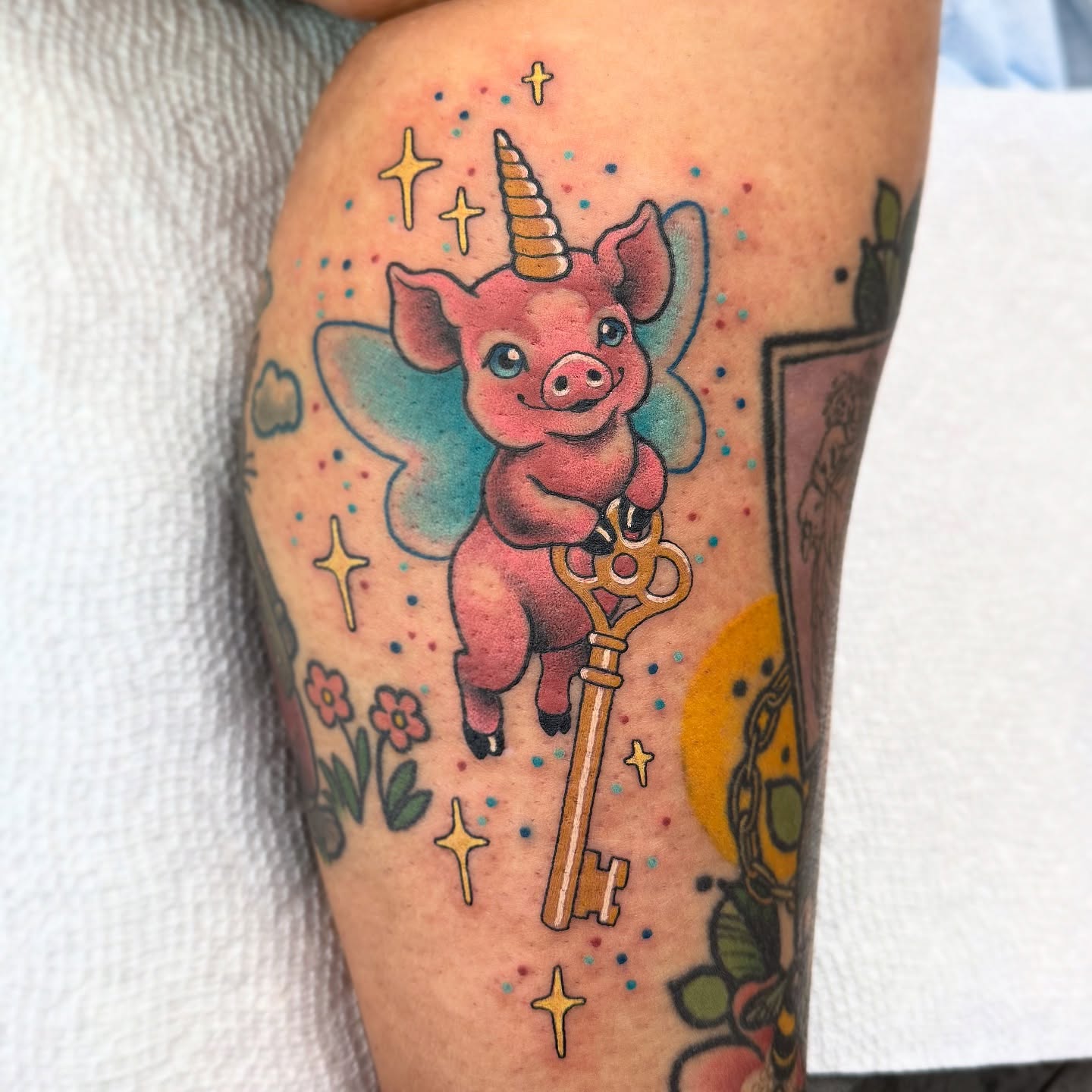 Tattoo by @lizatattoos — new_school, illustrative