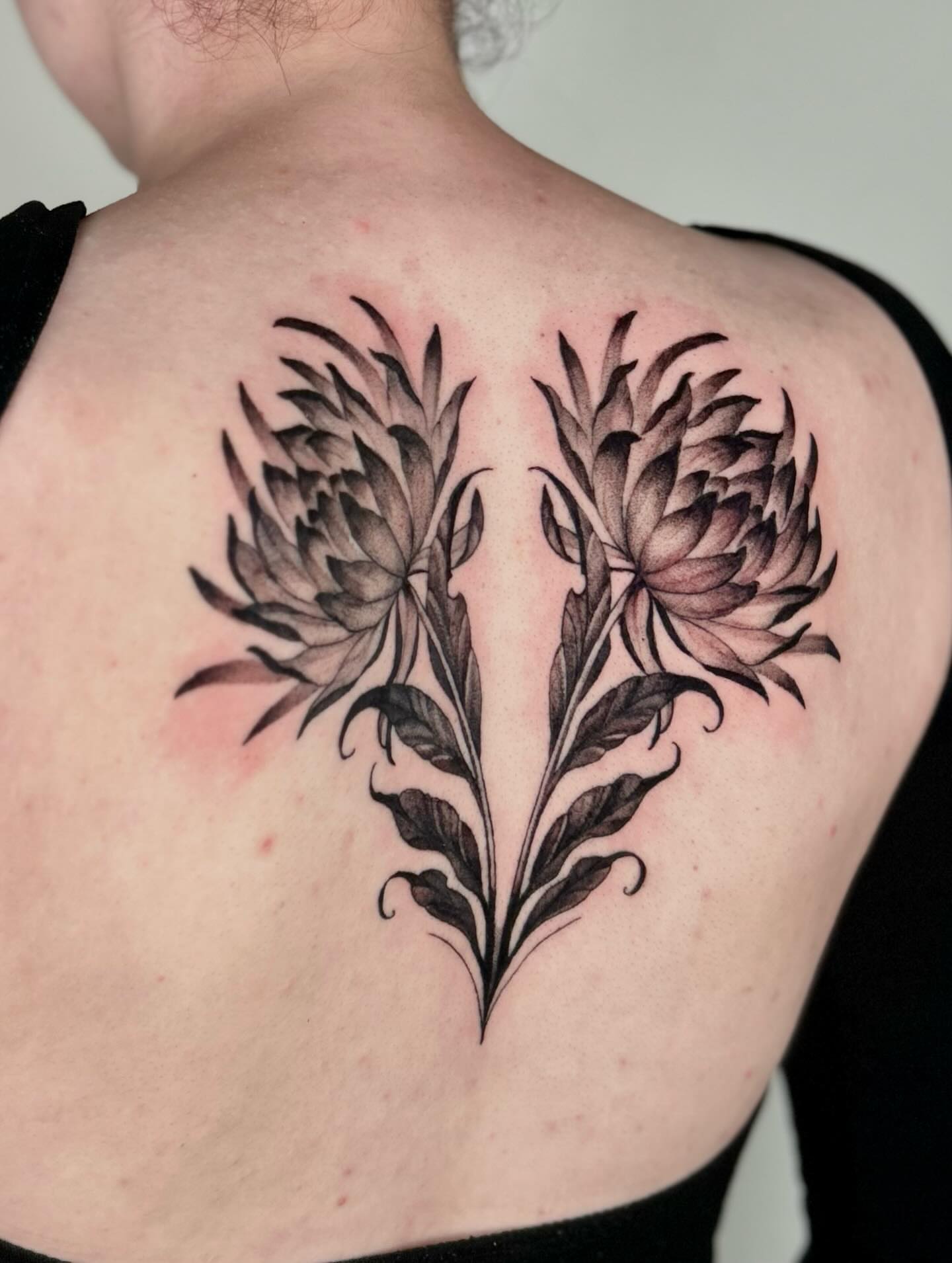 Tattoo by @pixisoda โ black_and_grey