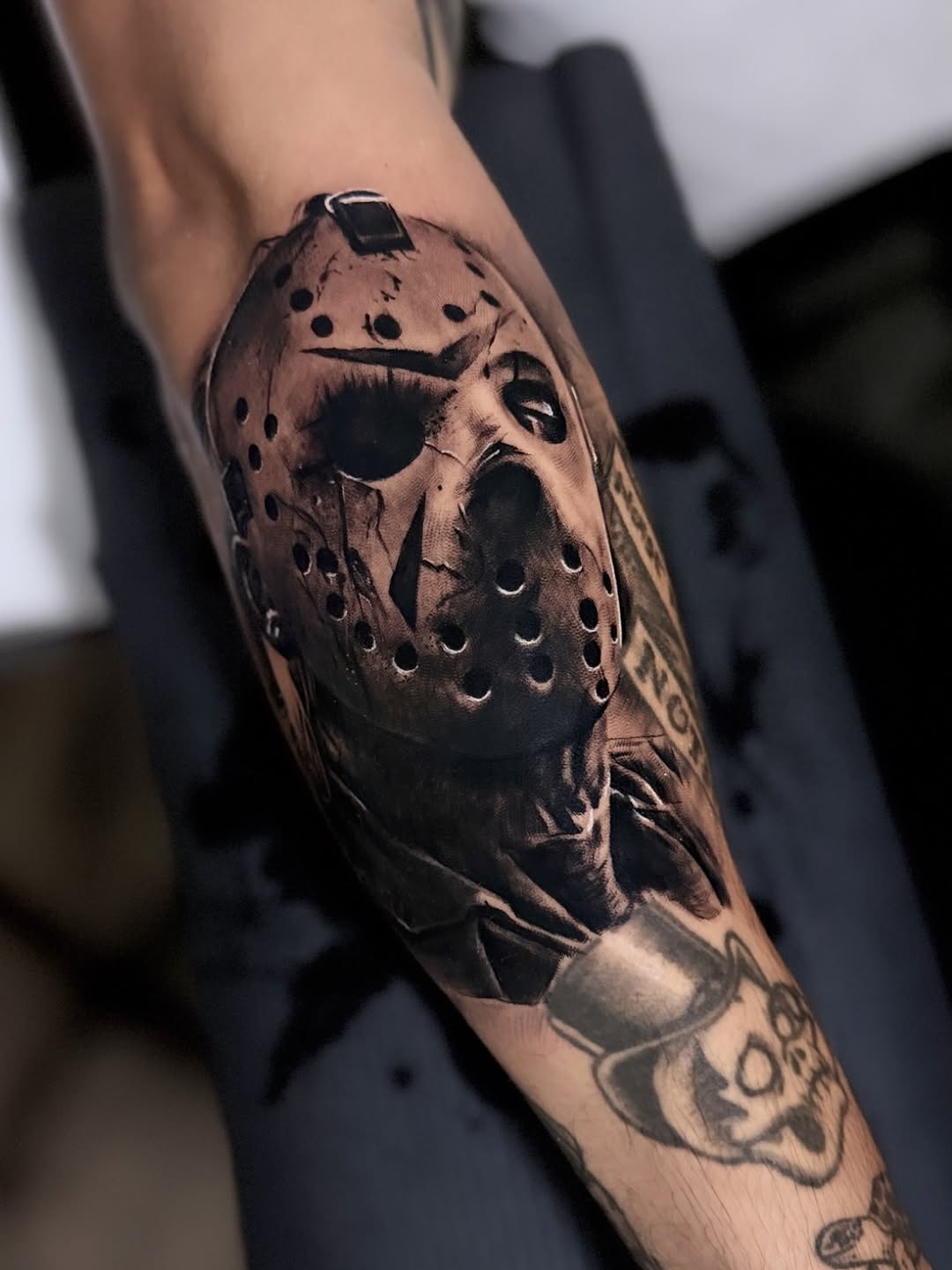 Tattoo by @tatt2ant — realism, black_and_grey