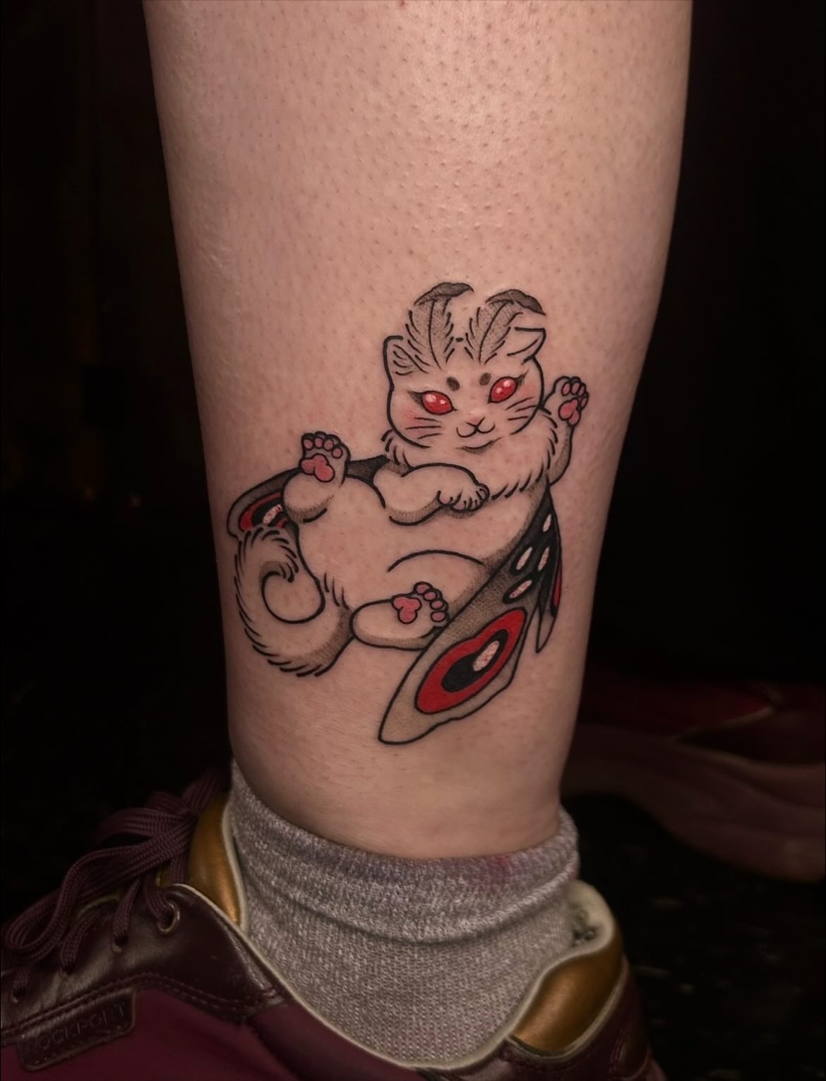 Tattoo by @petaltattoo โ dotwork, japanese_irezumi