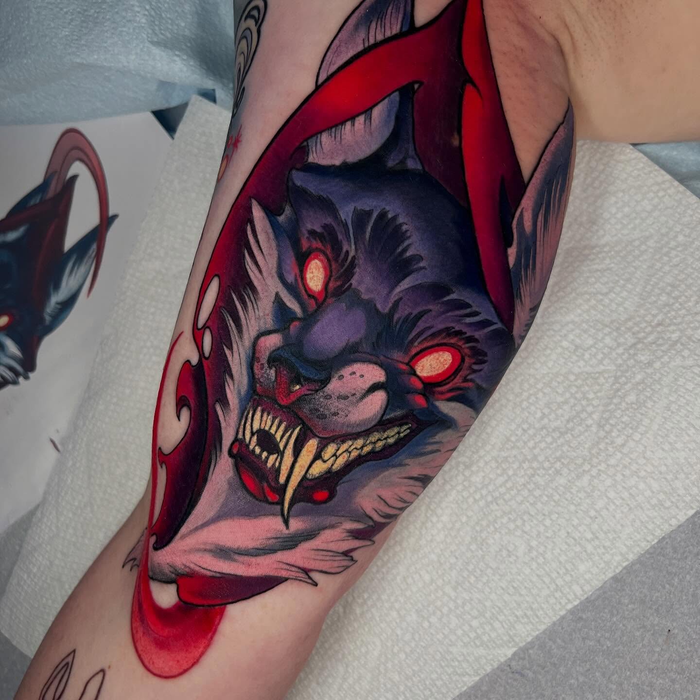 Tattoo by @hairofthehound — dark_realism