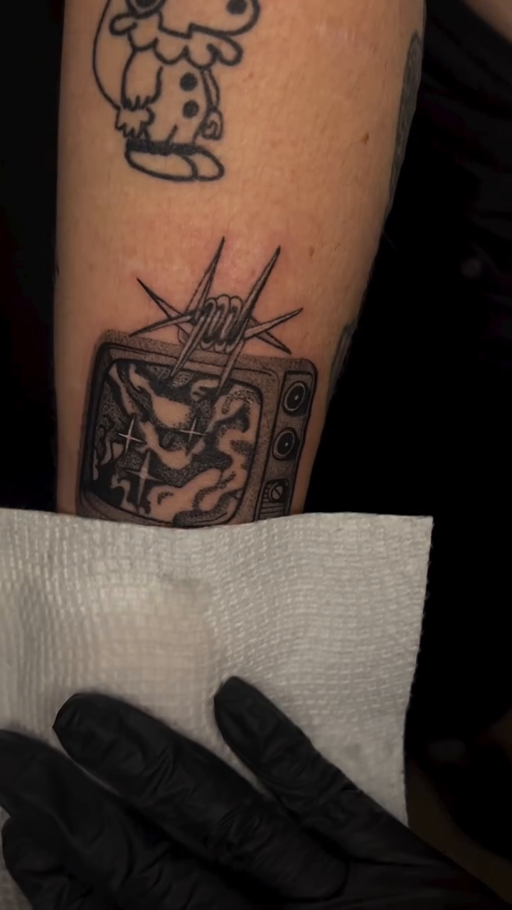 Tattoo by @limejuicetattoo — black_and_grey, realism