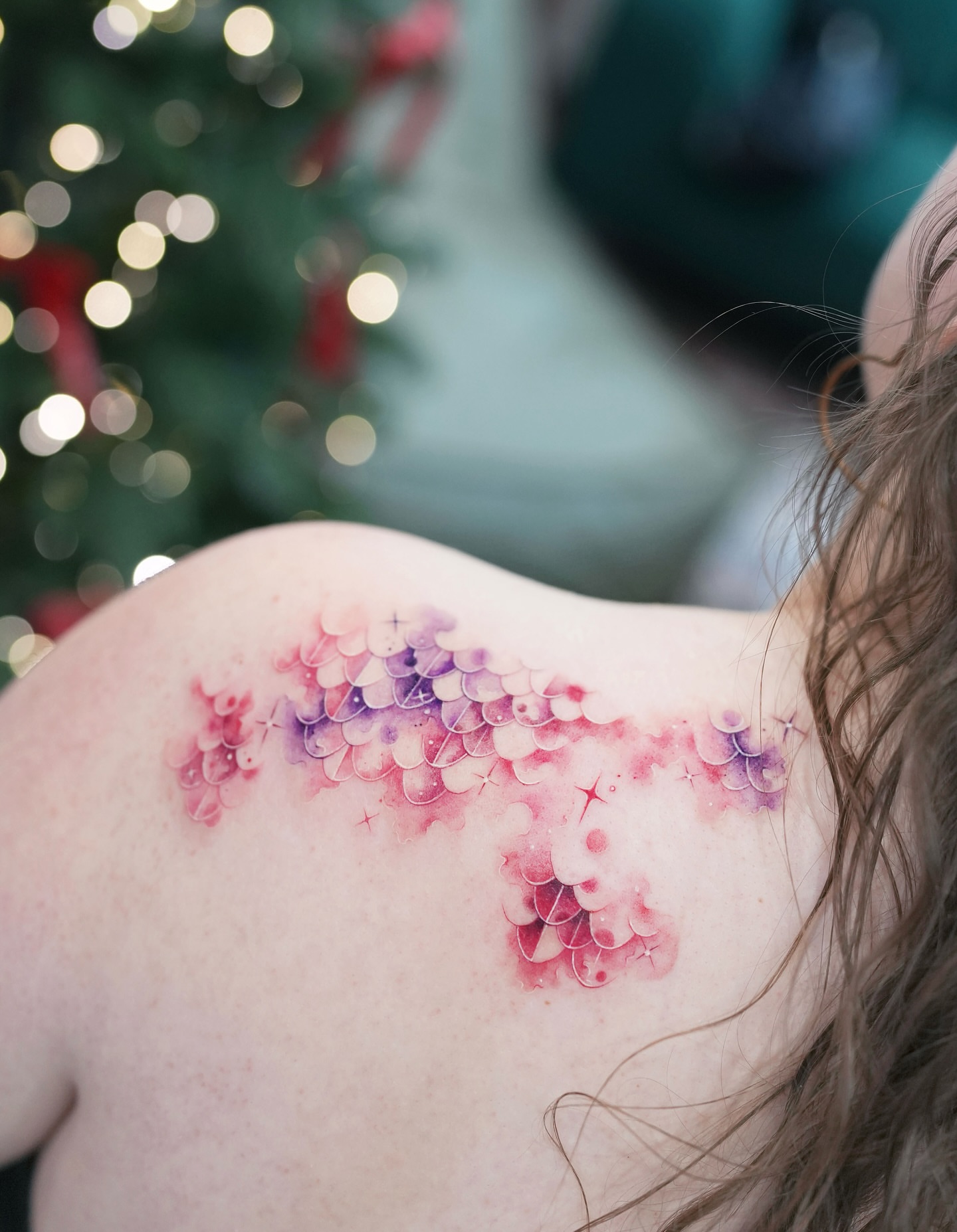 Tattoo by @siren_ink — watercolor