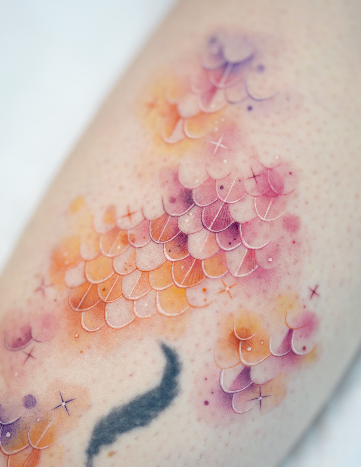 Tattoo by @siren_ink — watercolor