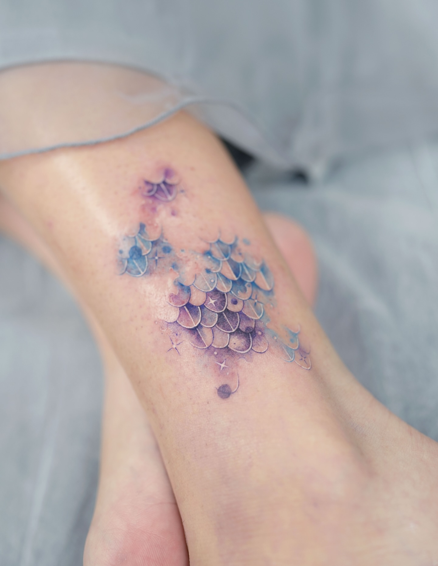 Tattoo by @siren_ink — watercolor