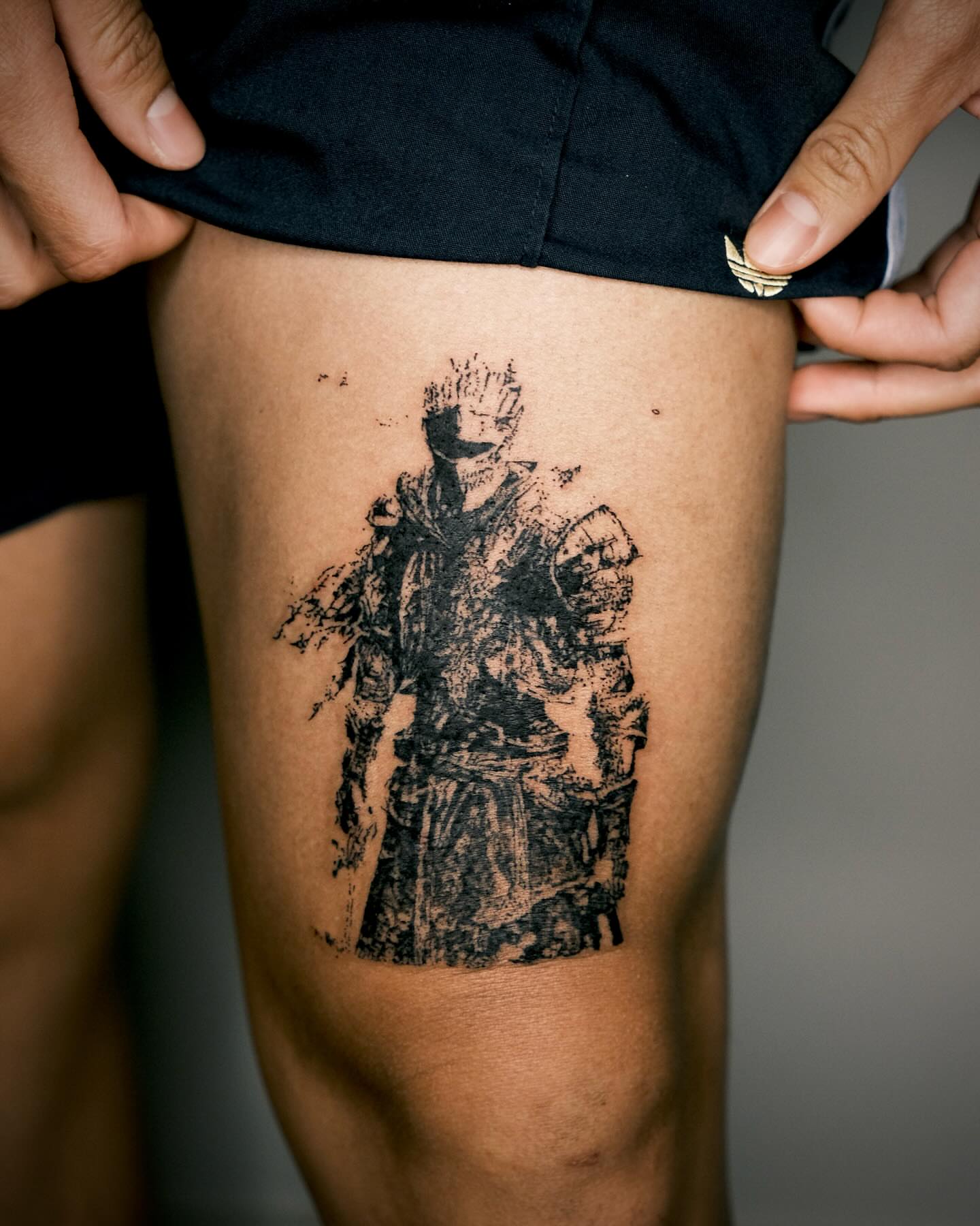 Tattoo by @oxurminexo — black_and_grey