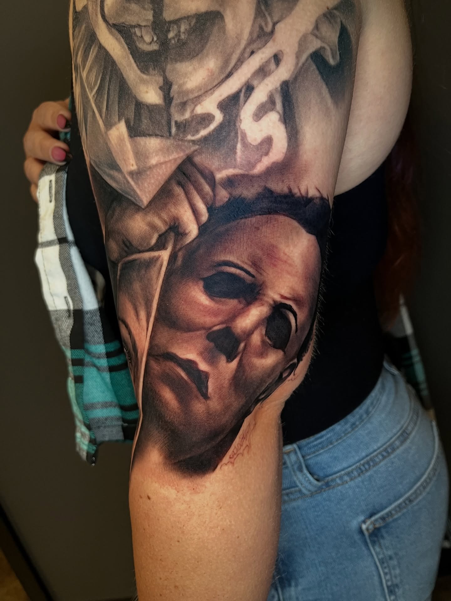Tattoo by @tony.wilson.tattoos — realism, dark_realism