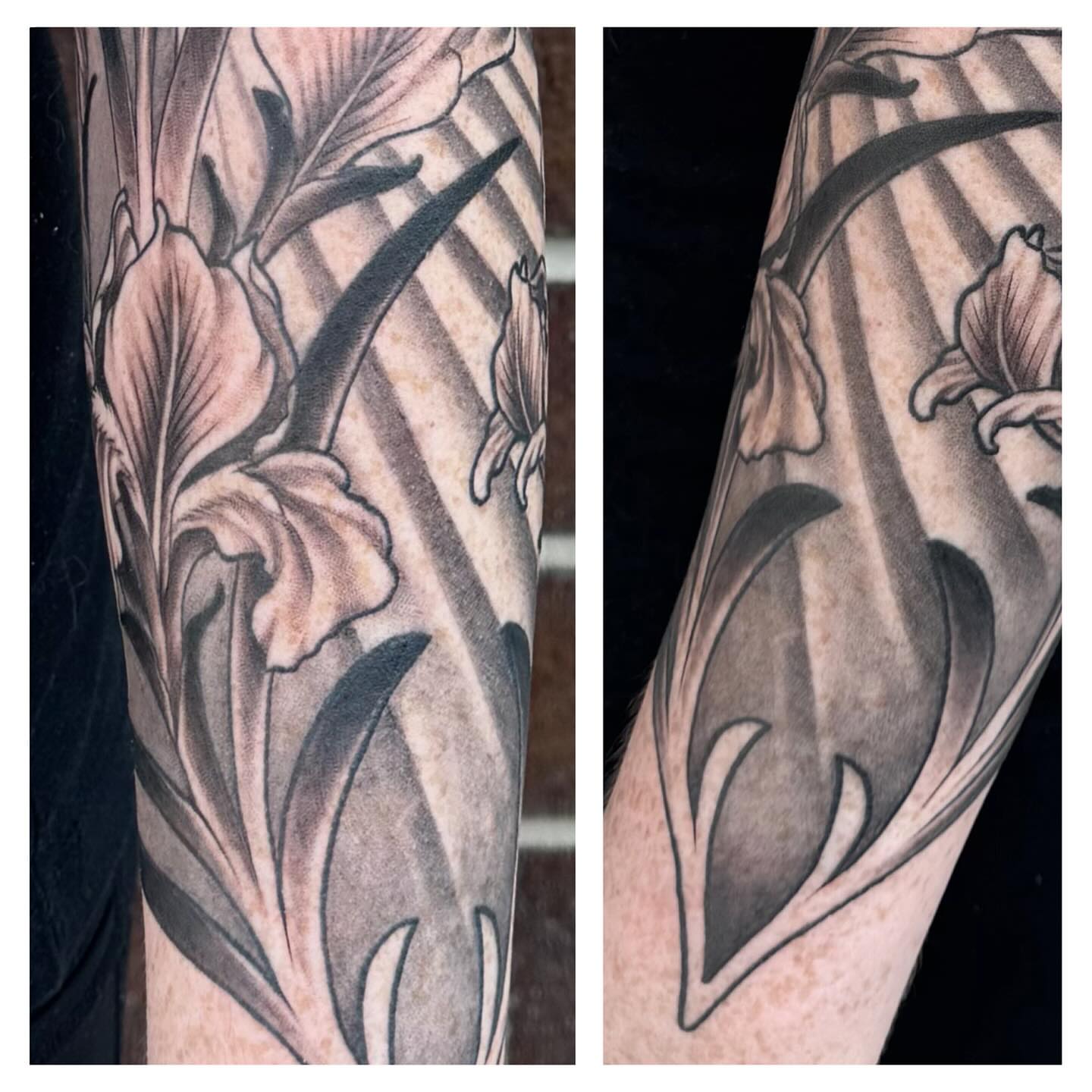 Tattoo by @tattoosbynikkipowills — black_and_grey