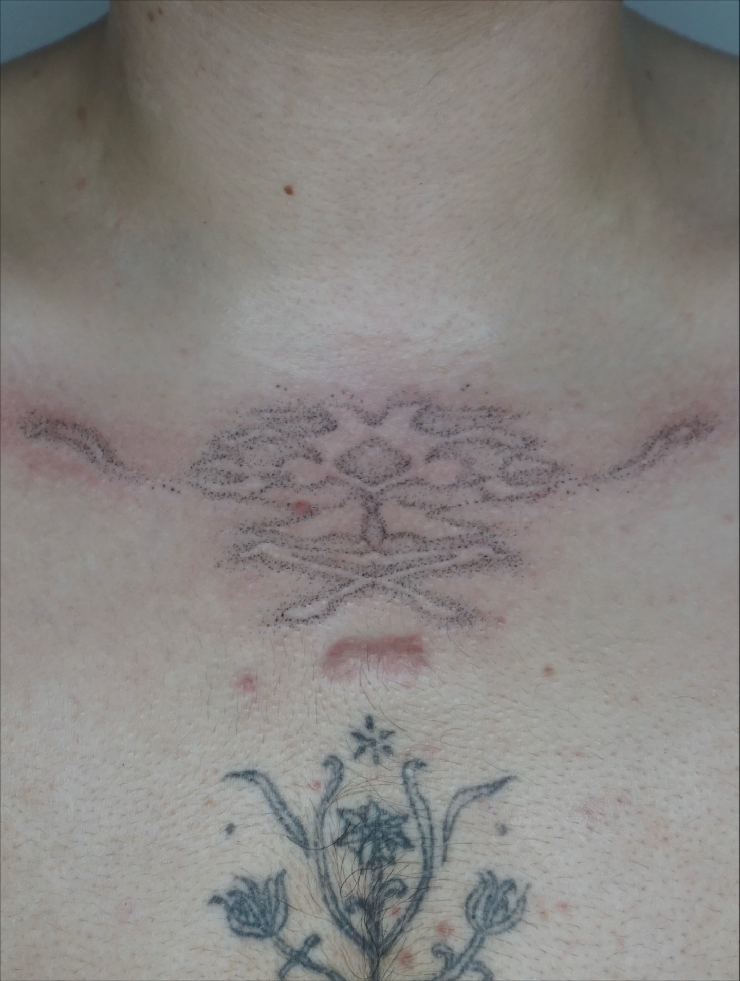 Tattoo by @texturemapping_ — dotwork, ornamental