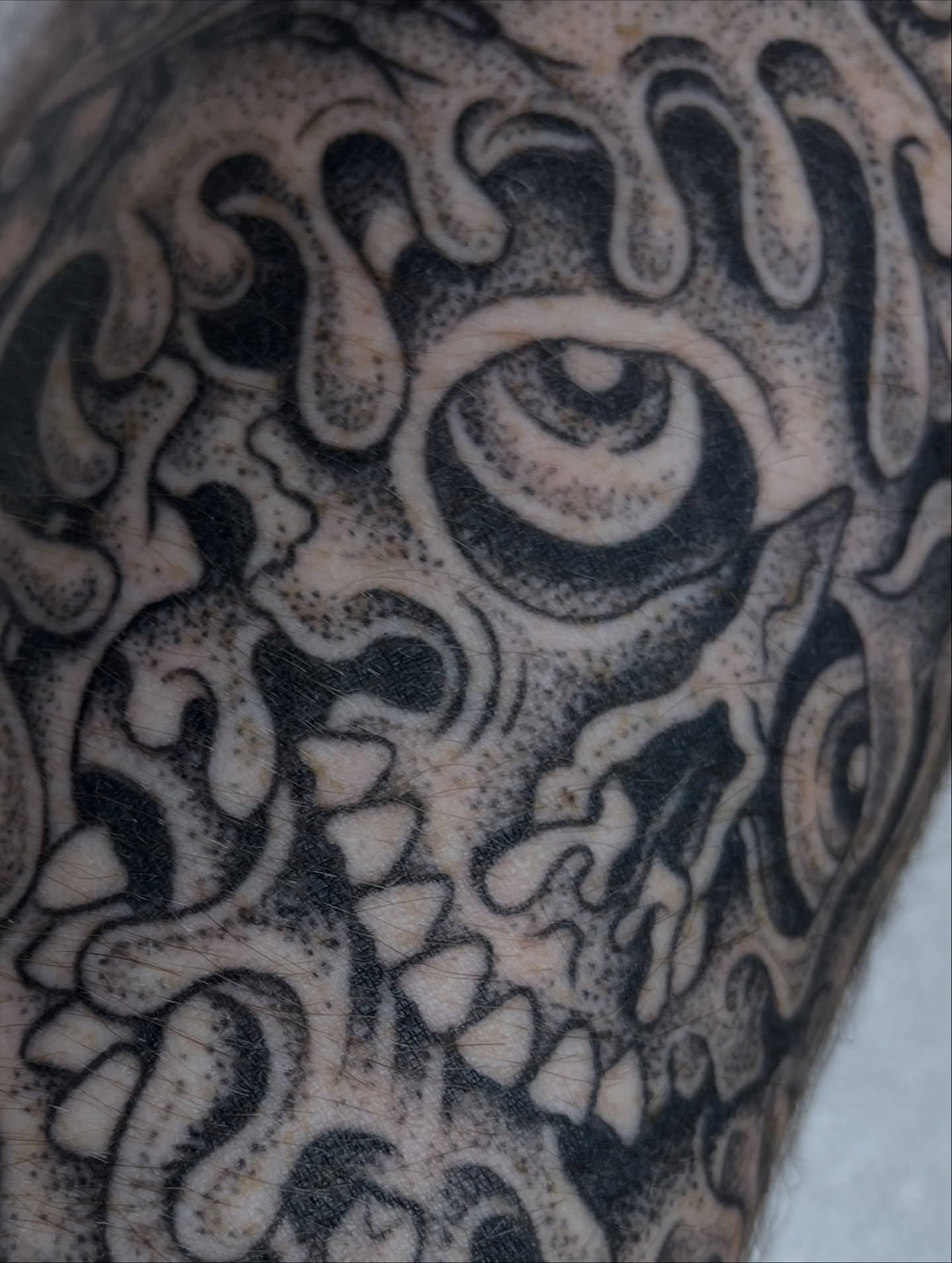 Tattoo by @evilnemec โ black_and_grey, dotwork