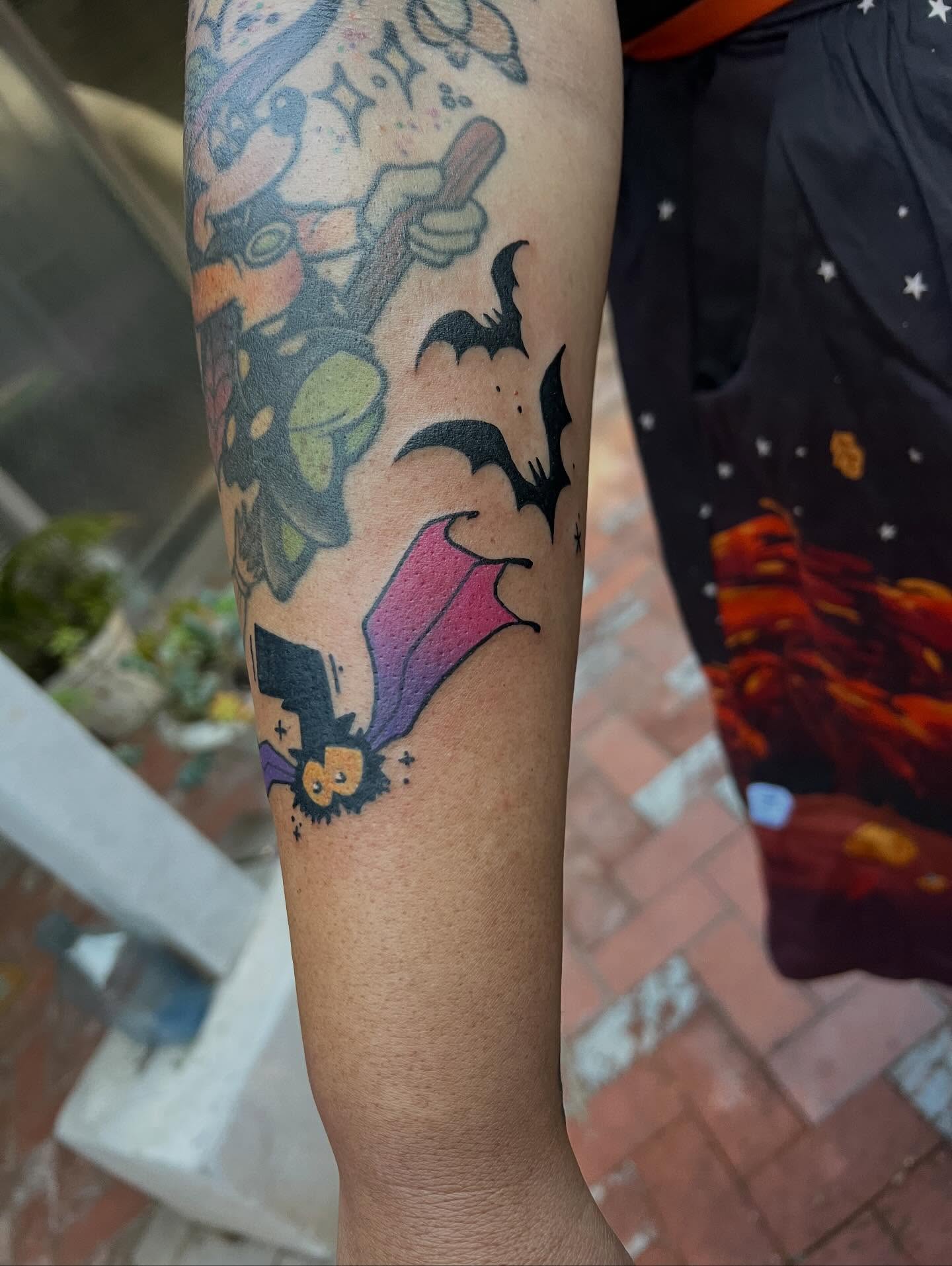 Tattoo by @chowdahbowl — dotwork