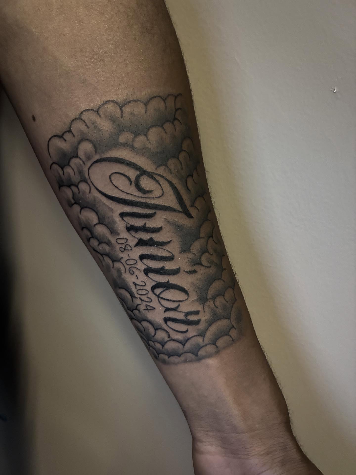 Tattoo by @marzxink — lettering_script