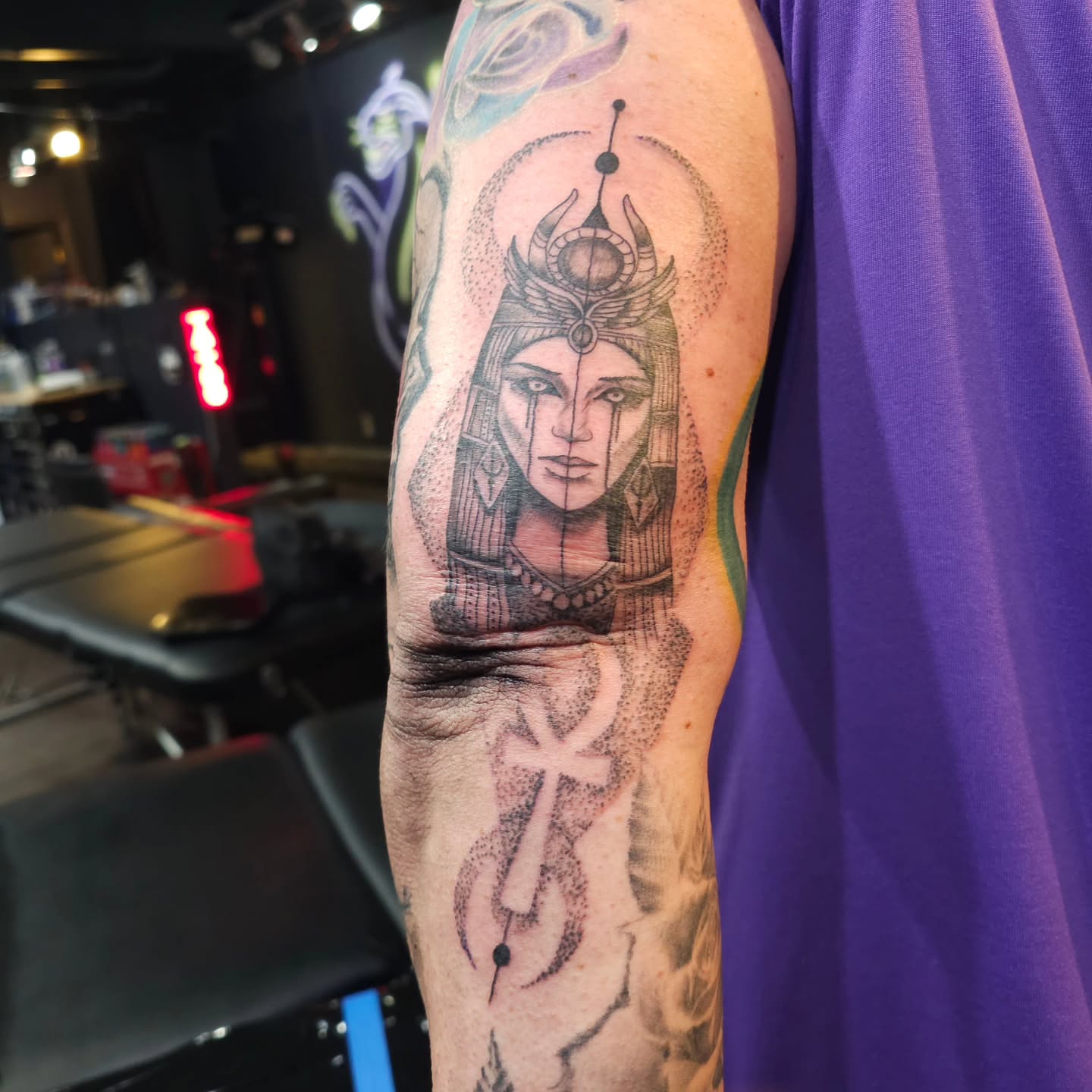 Tattoo by @remnantironandart — dotwork, realism
