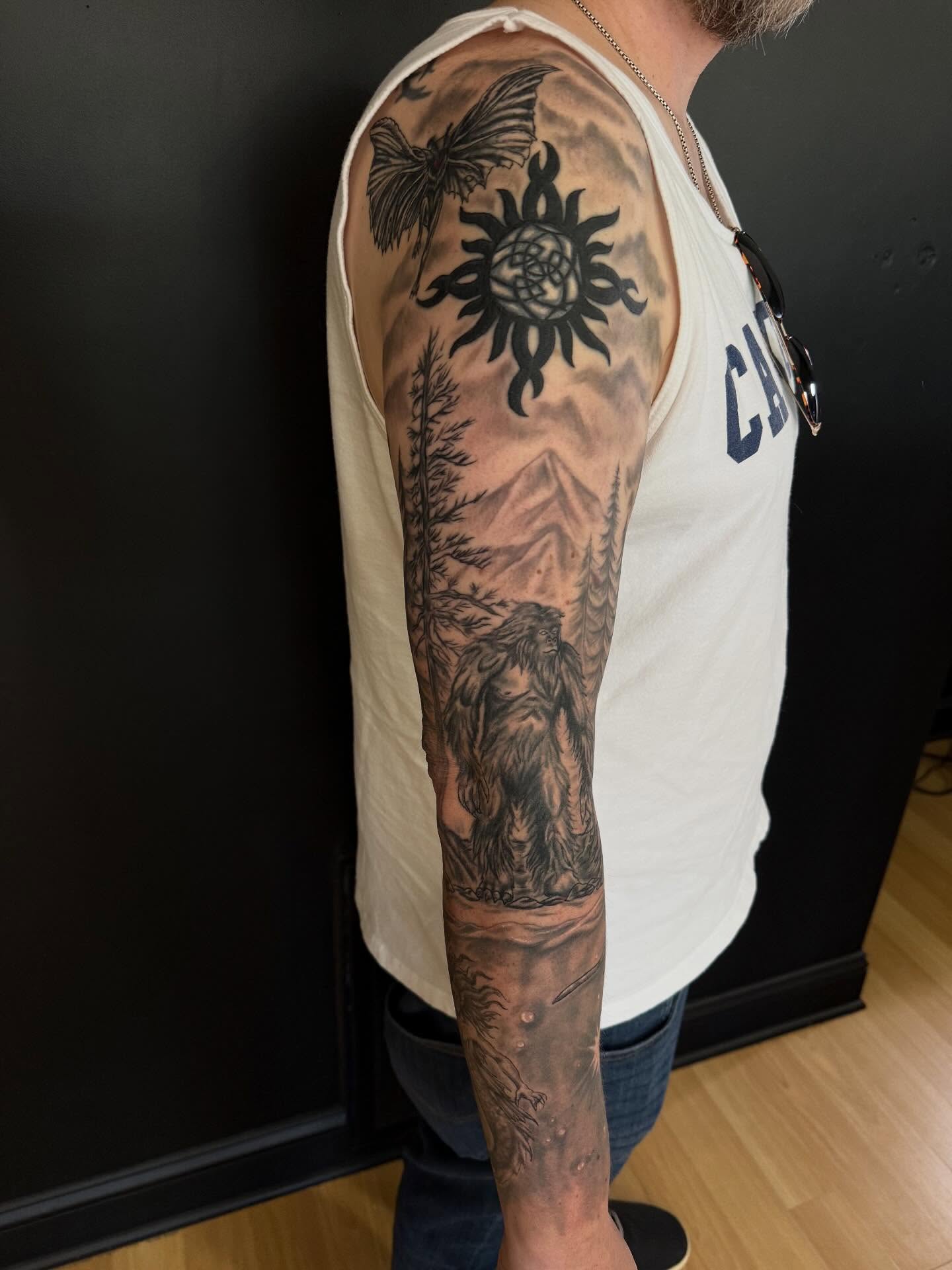 Tattoo by @tylerboltink — realism, dark_realism