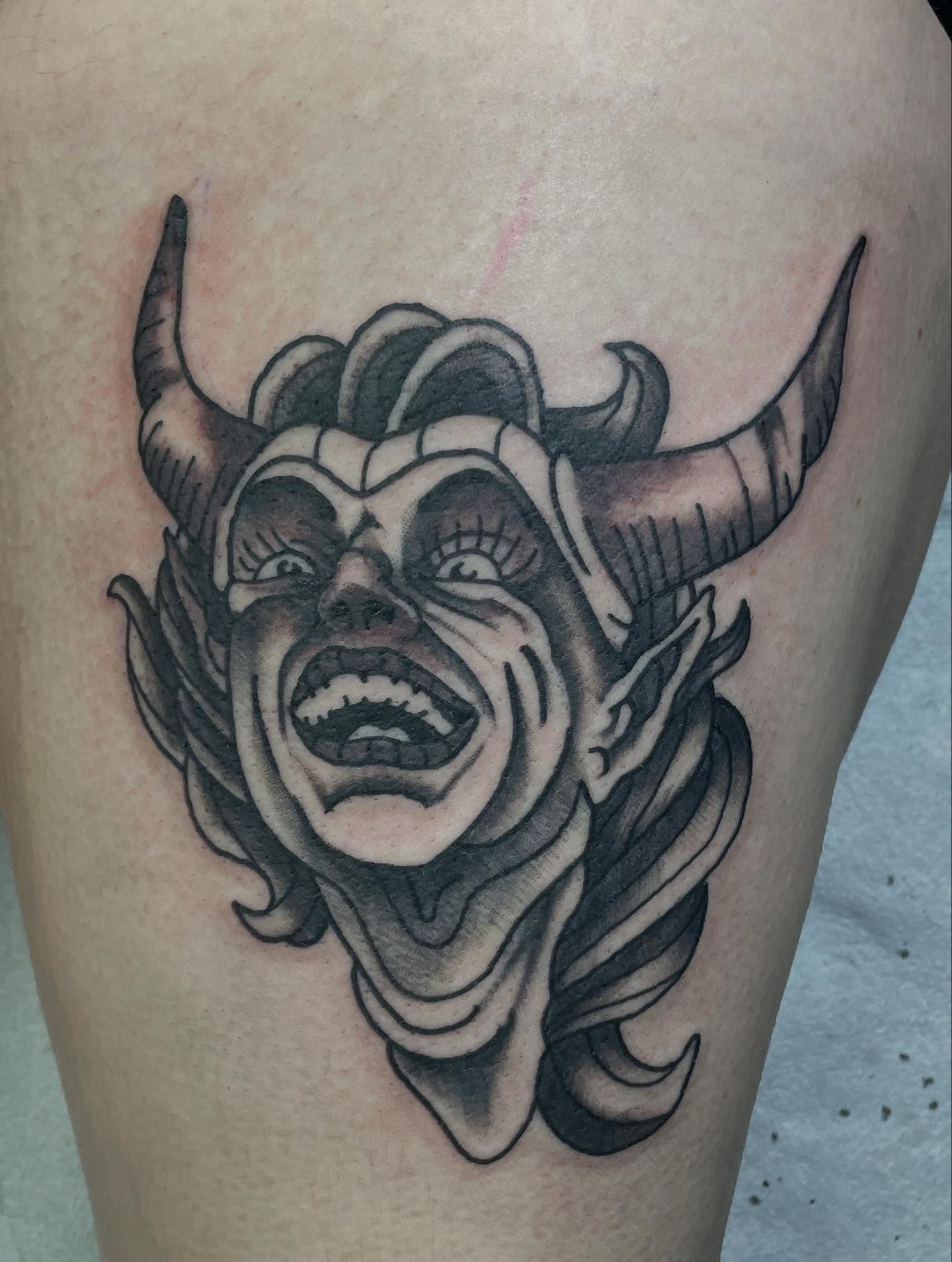 Tattoo by @duggernautt — american_traditional, black_and_grey