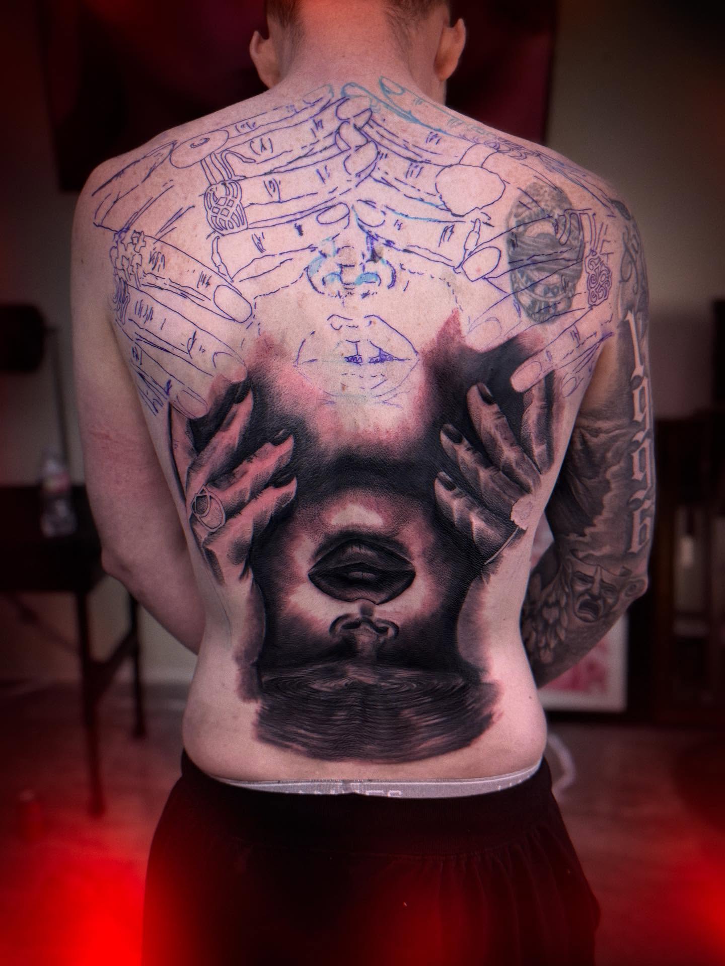 Tattoo by @cesarbee — realism, dark_realism