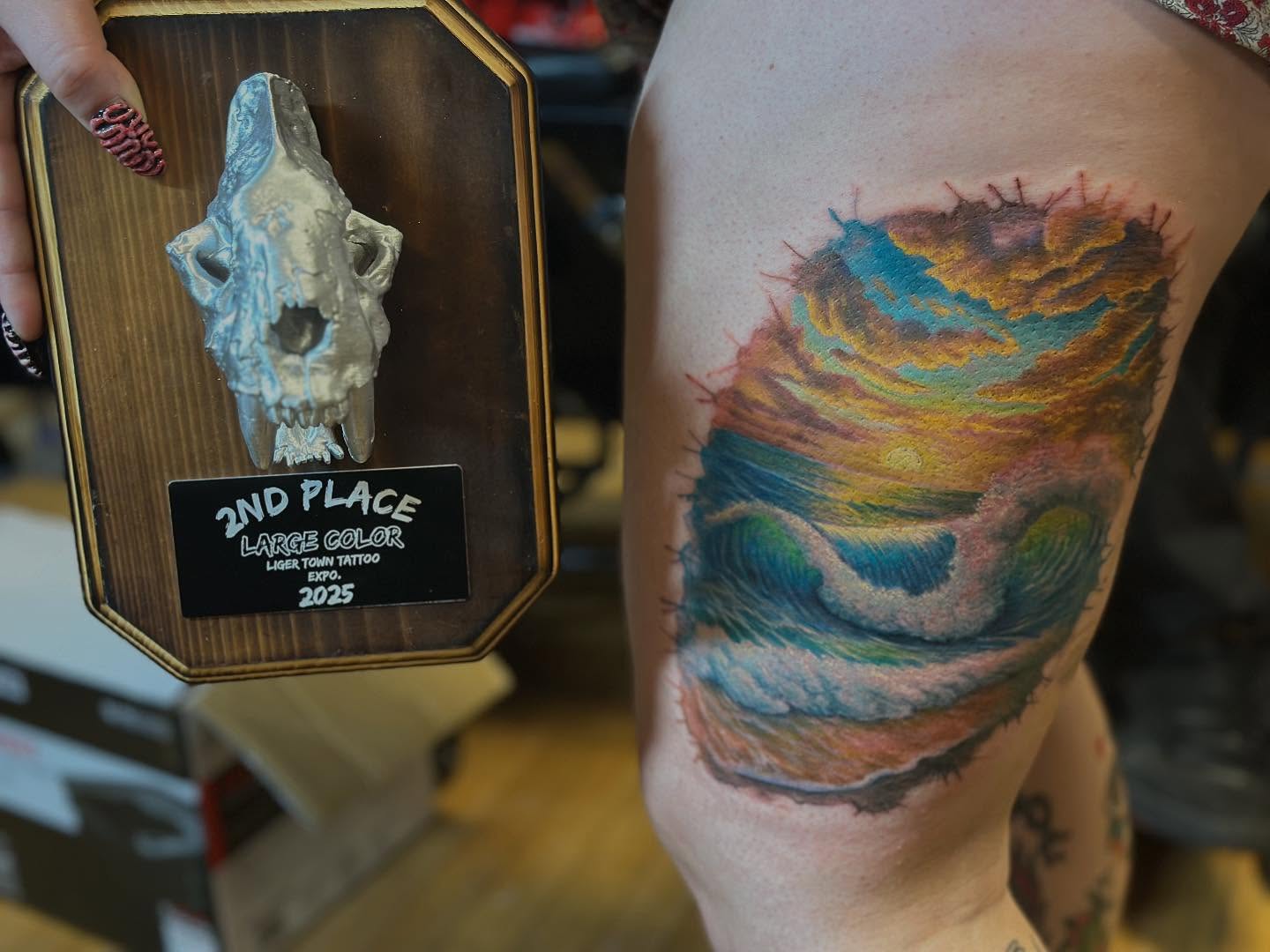 Tattoo by @tattoosbyteddi — watercolor, realism