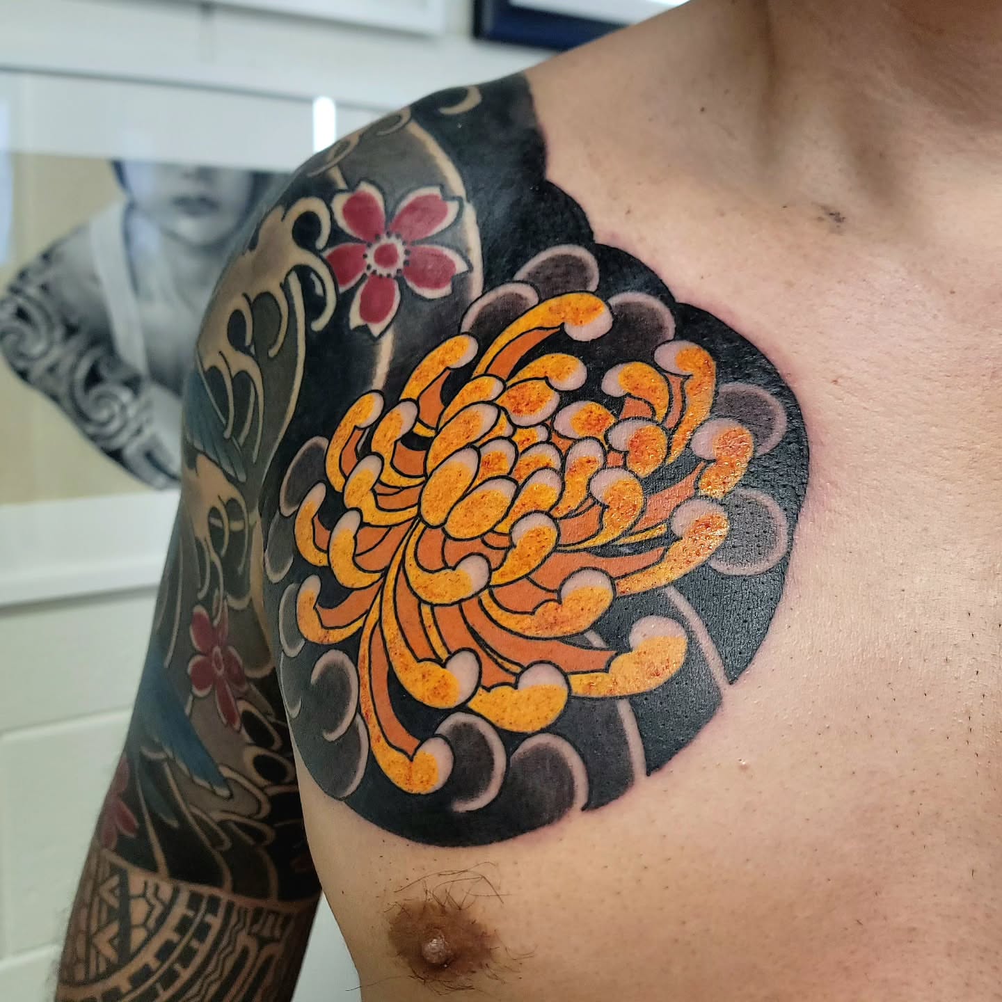 Tattoo by @hiwawolfe — japanese_irezumi