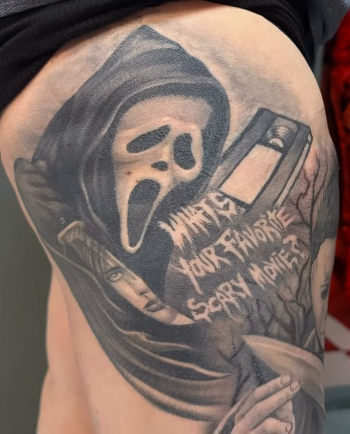 Tattoo by @inkandpaint551 — realism, black_and_grey